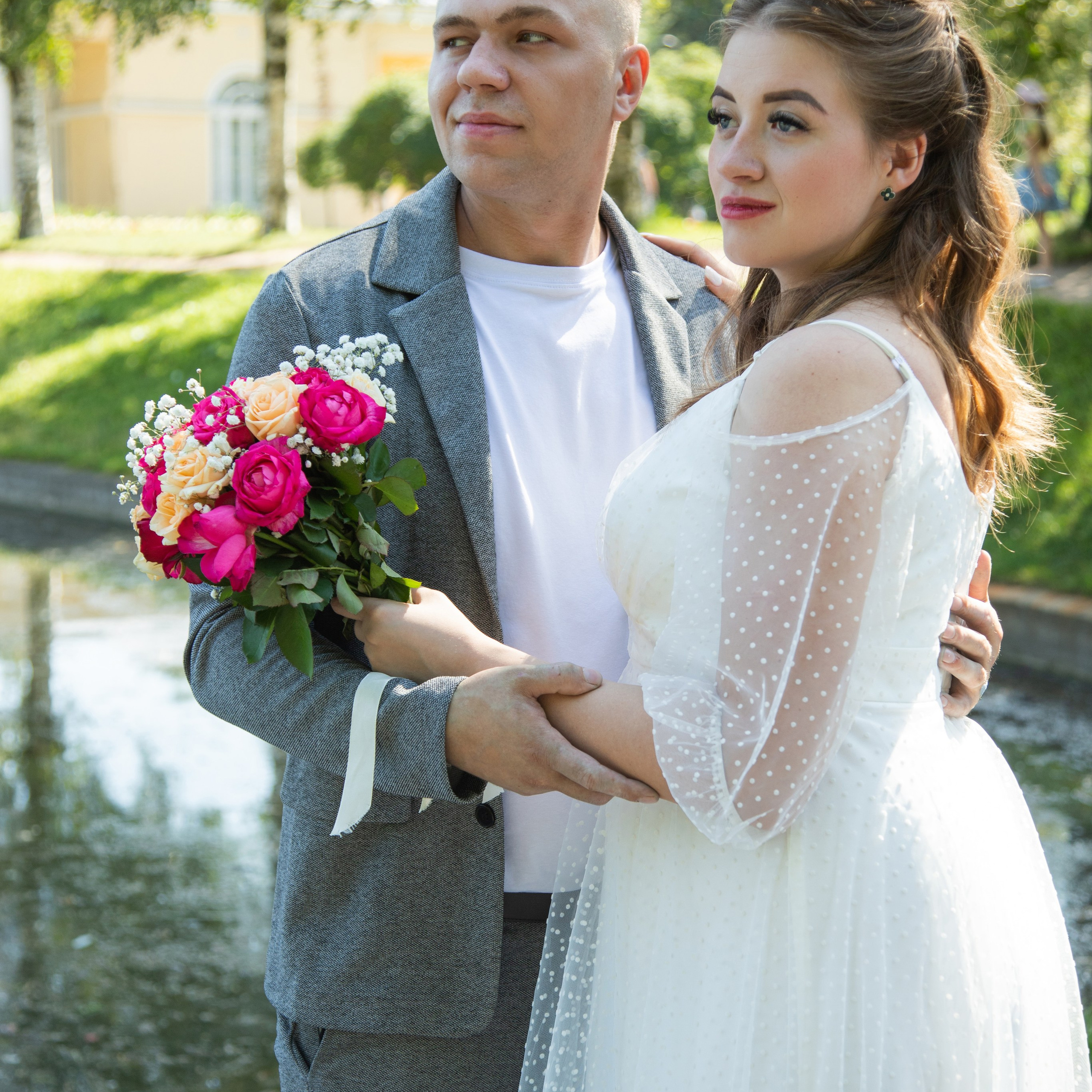 Свадебная съемка в Парке Победы