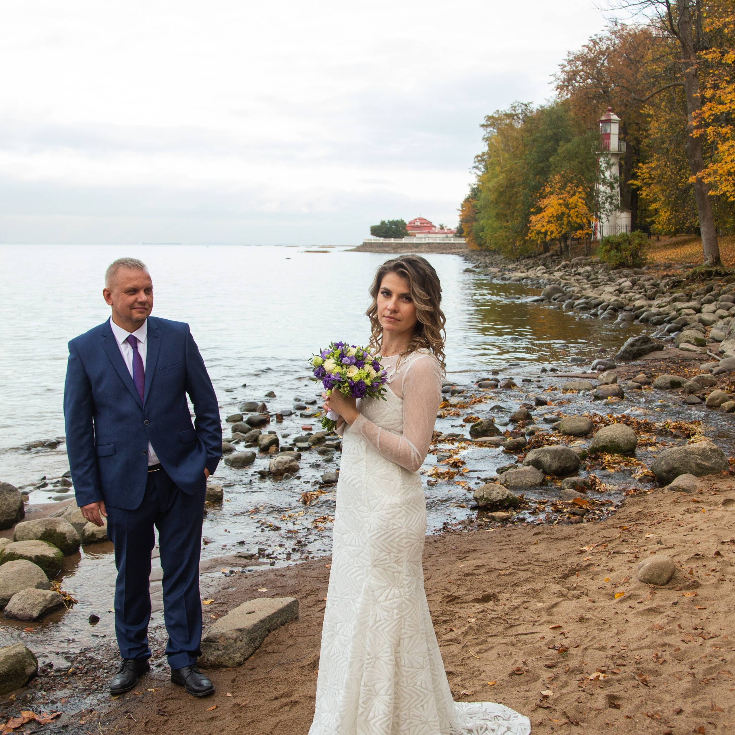 Свадебная фотосессия в Петергофе (Петродворце)