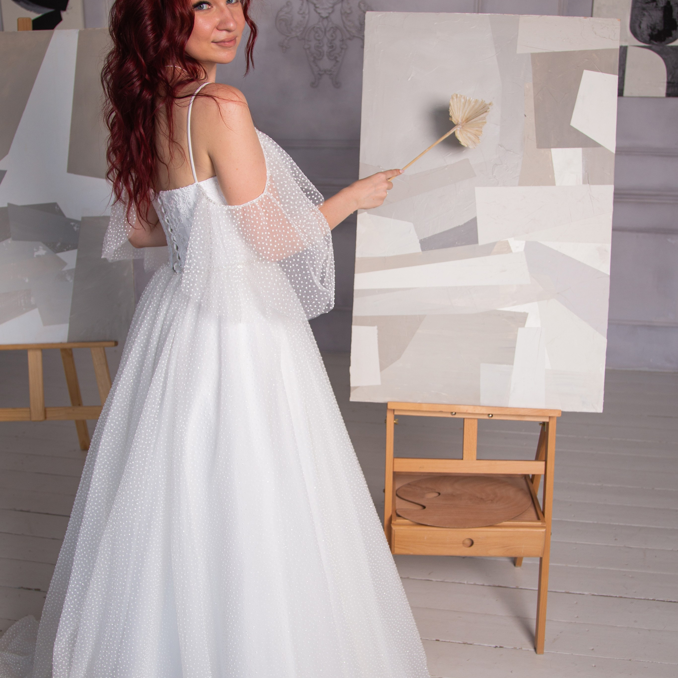 Свадебные фотографии в студии Петербурга