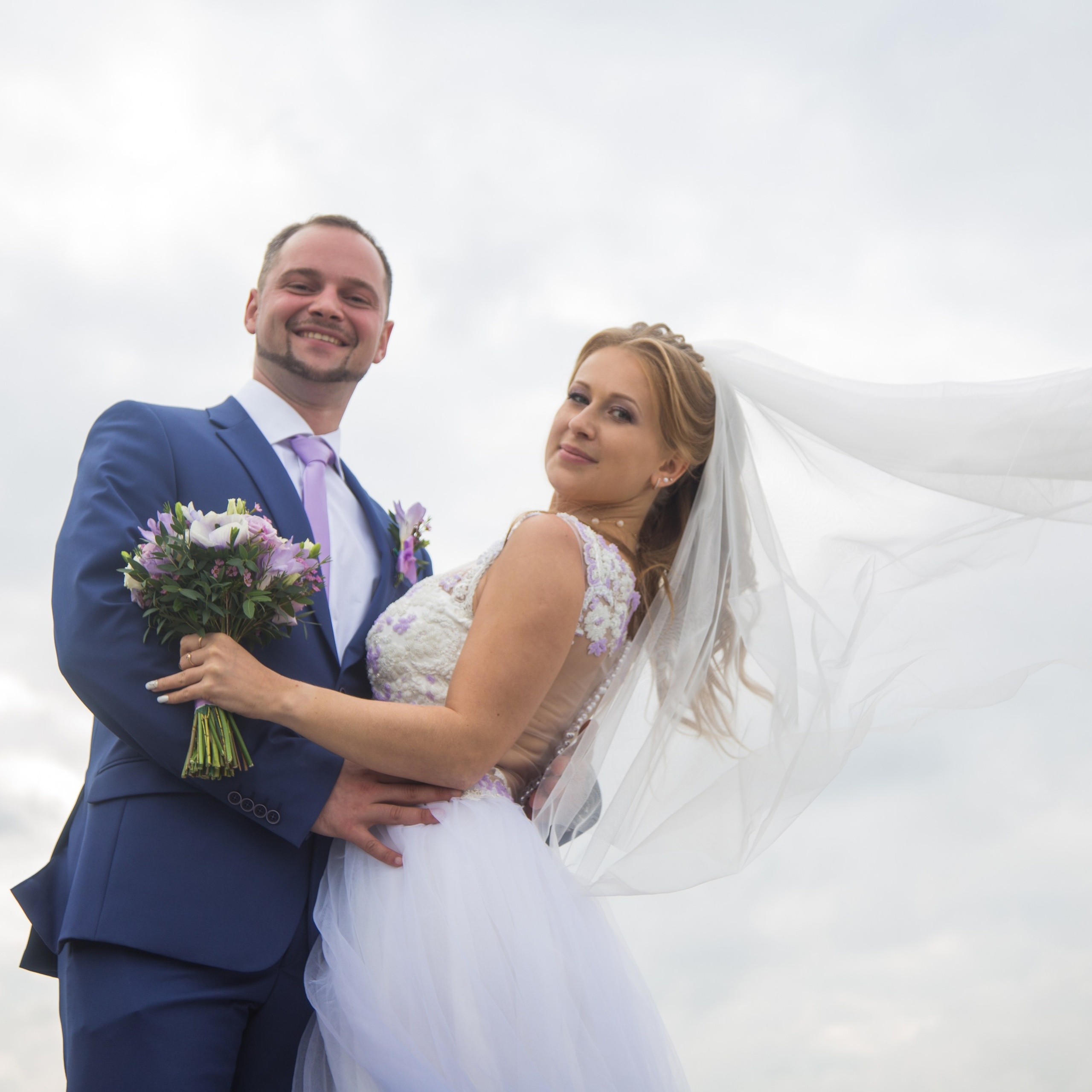 Свадебная фотосессия в Летнем саду и набережной Невы