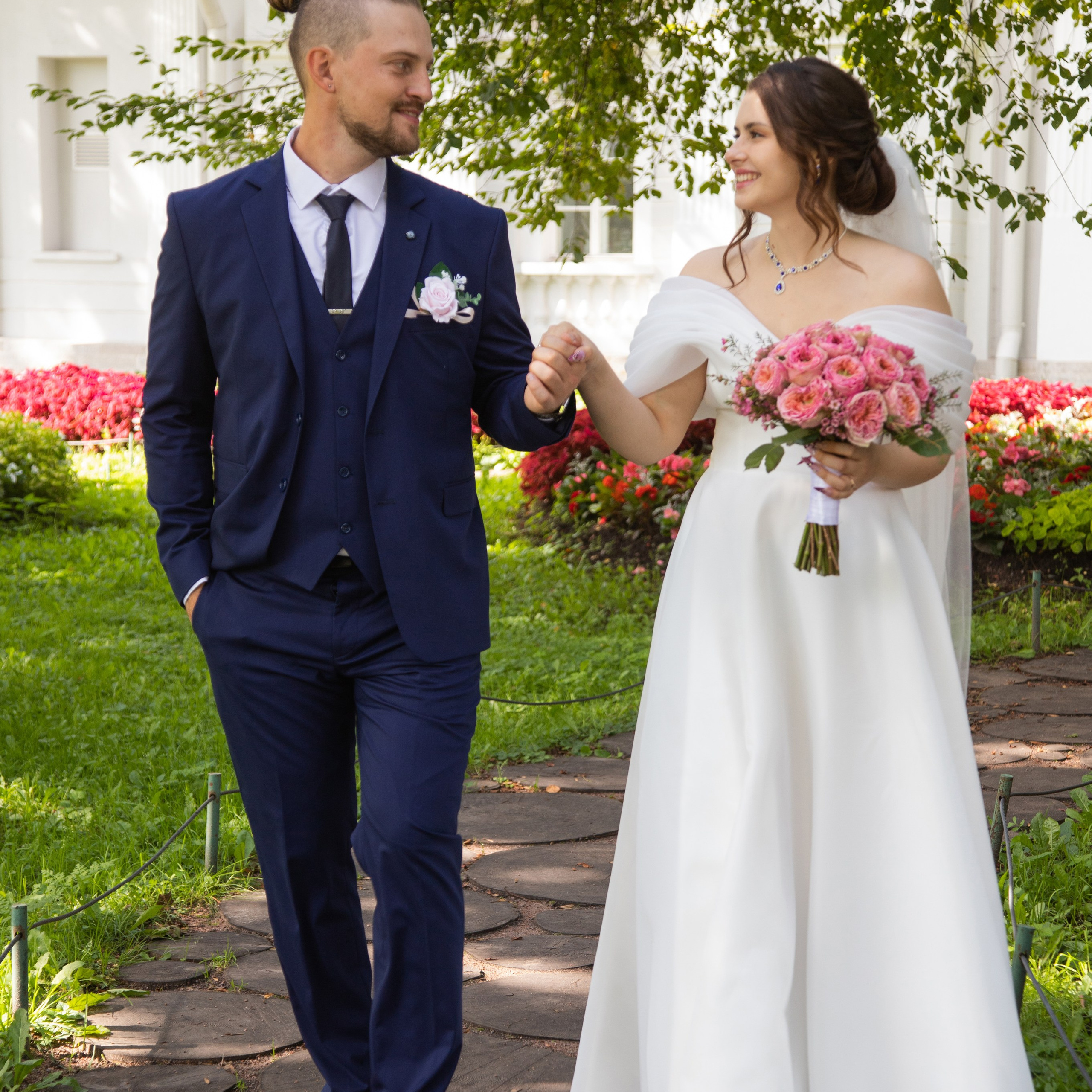 Свадебная фото прогулка на Елагином острове