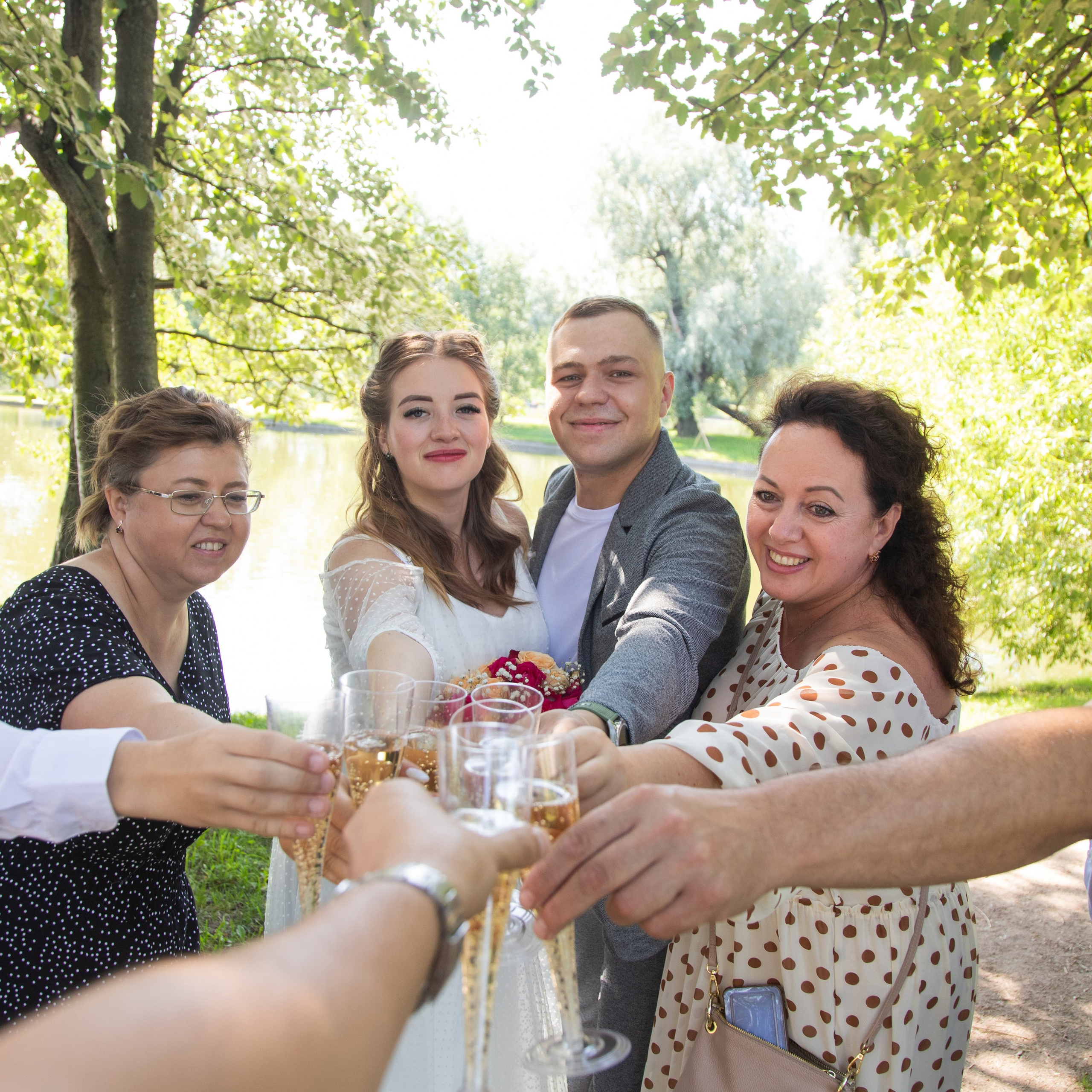 Свадебная съемка в Парке Победы