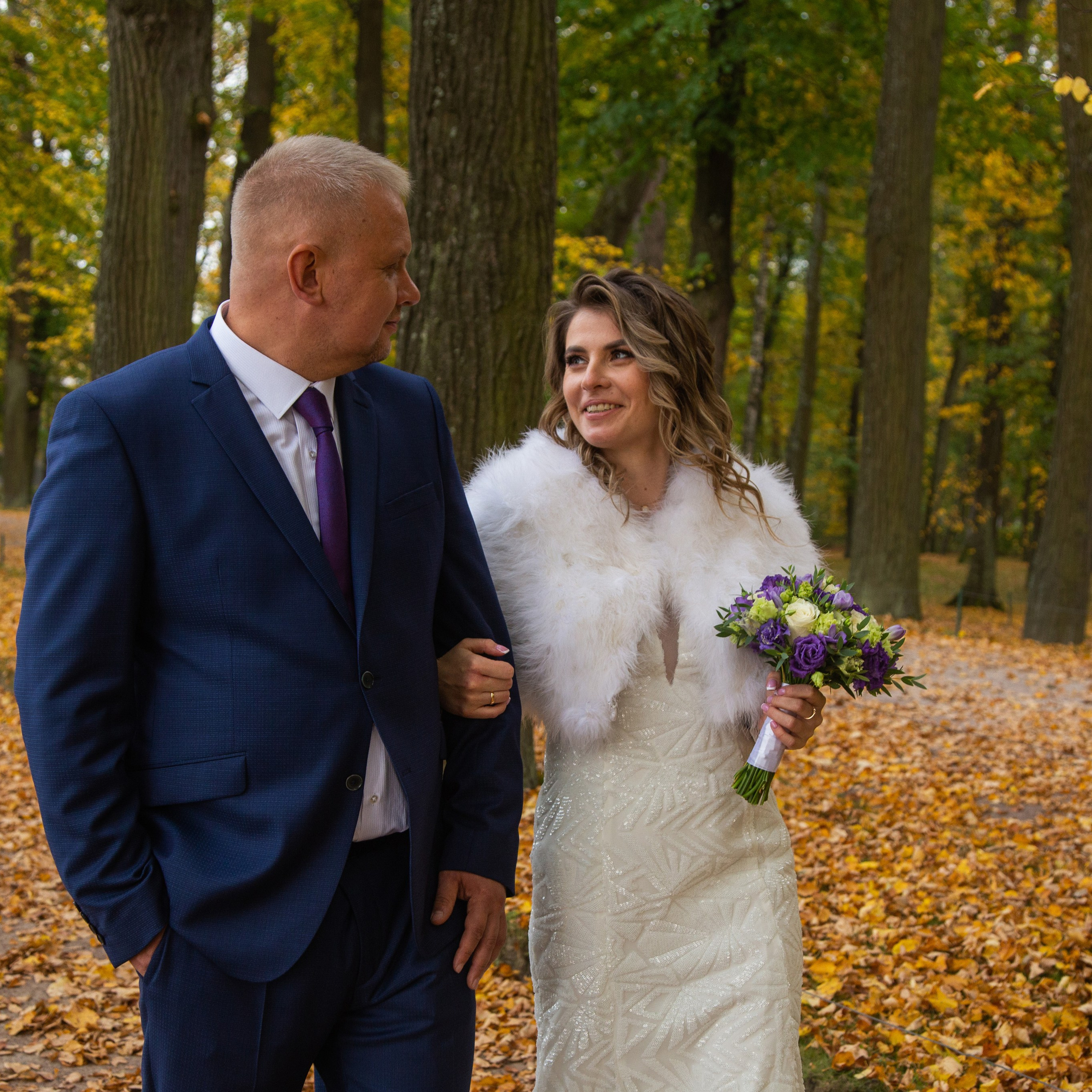 Свадебная фотосессия в Петергофе (Петродворце)