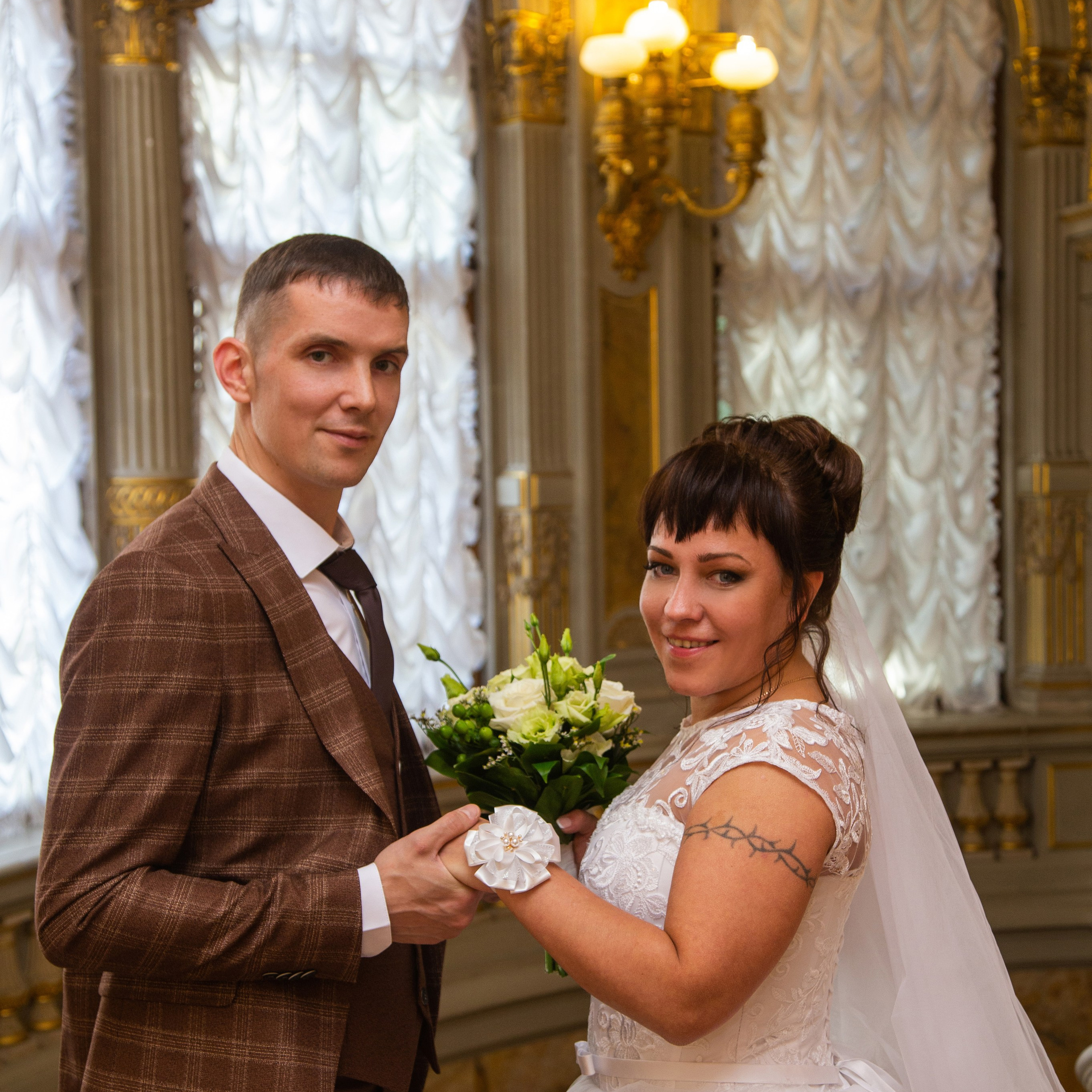 Свадебная фотосессия в Доме Ученых