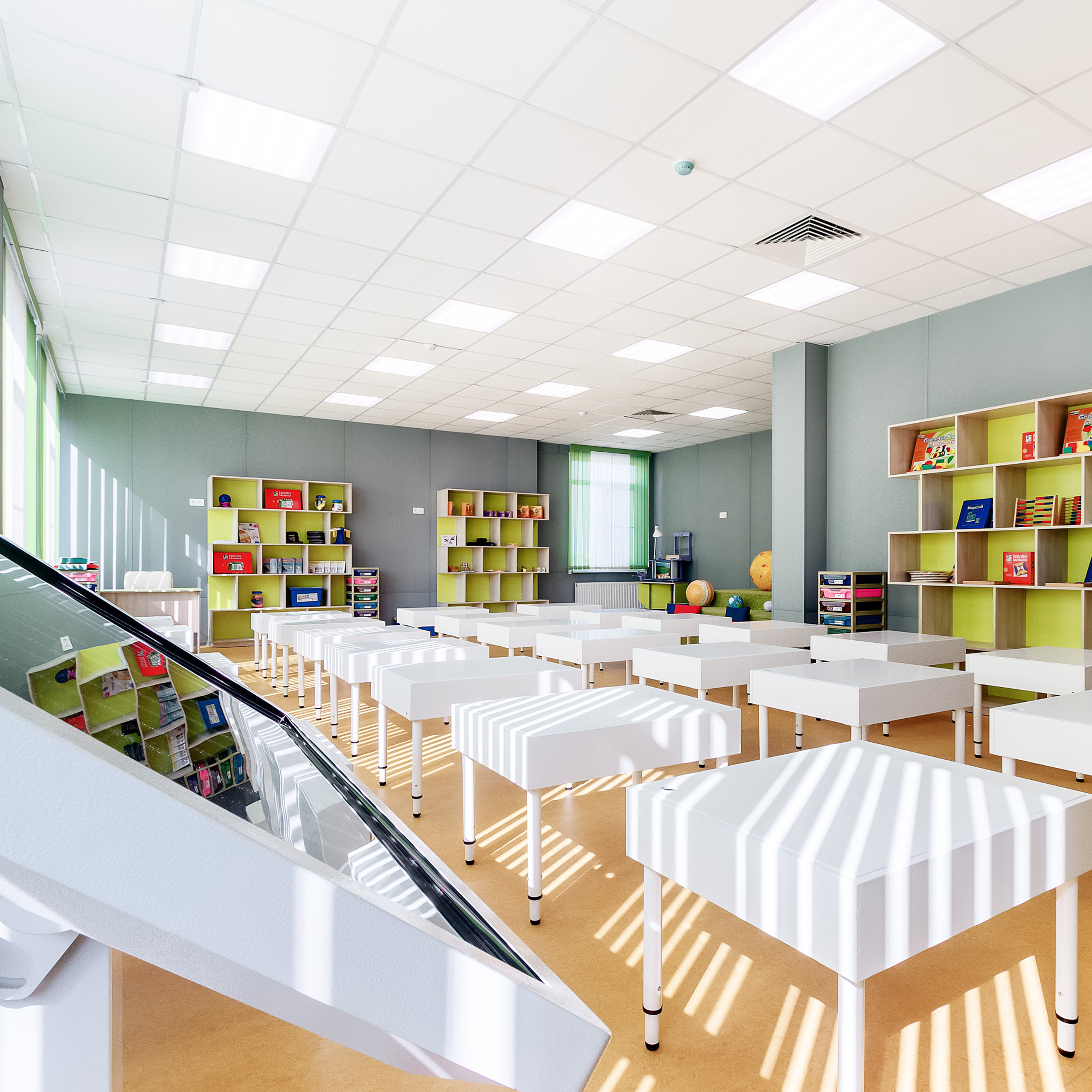 Интерьер класса для кружка мультипликации в общеобразовательной школе г. Ростова-на-Дону