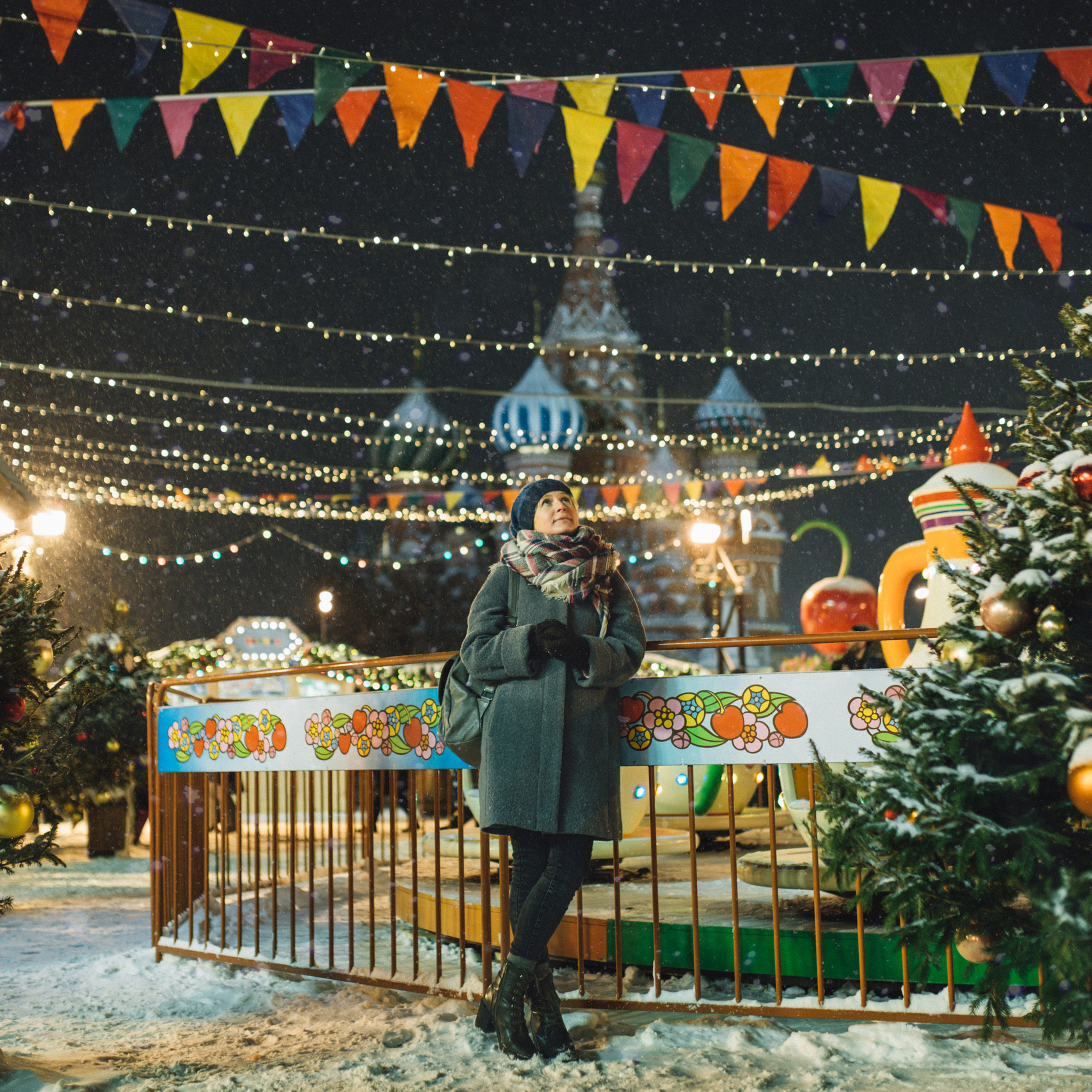 Новогодняя прогулка с Наташей