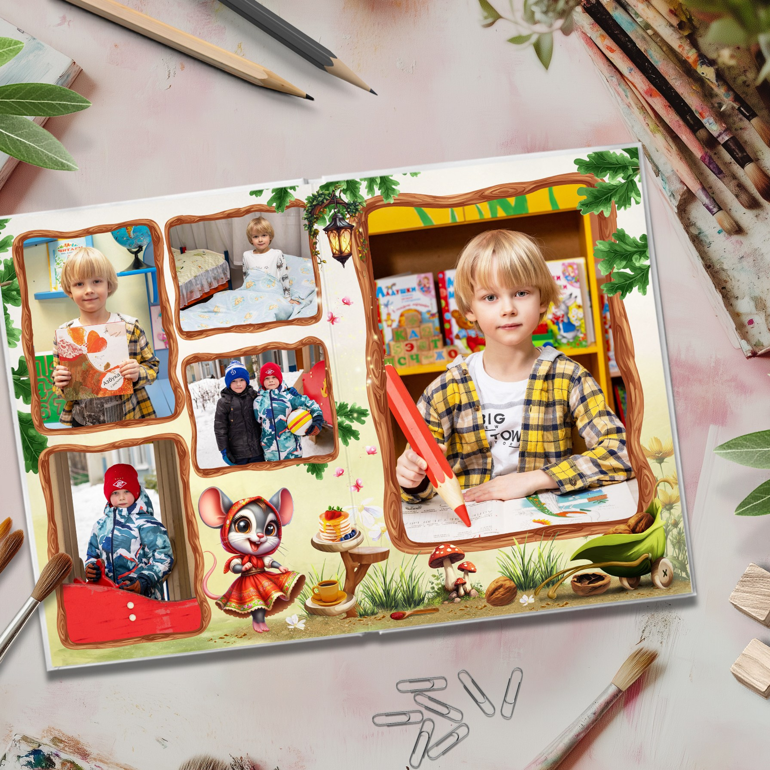 Дизайн «Теремок». Шаблоны и дизайны выпускных альбомов и фотокниг