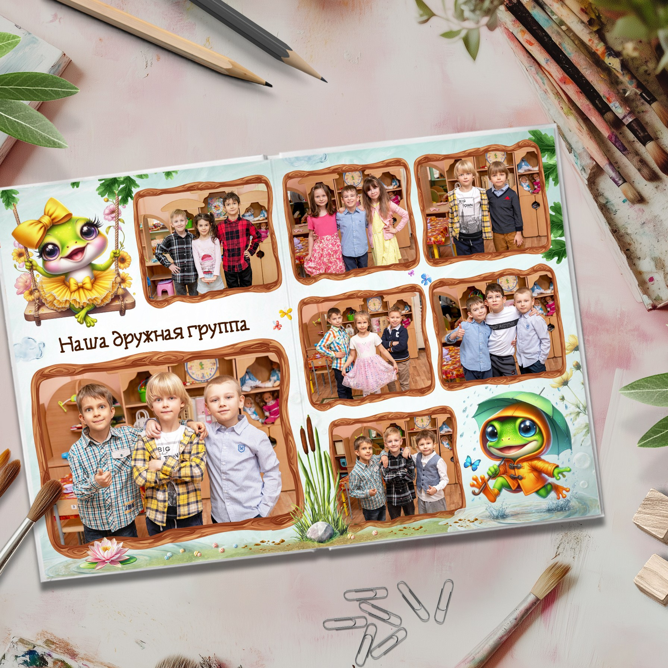 Дизайн «Теремок». Шаблоны и дизайны выпускных альбомов и фотокниг