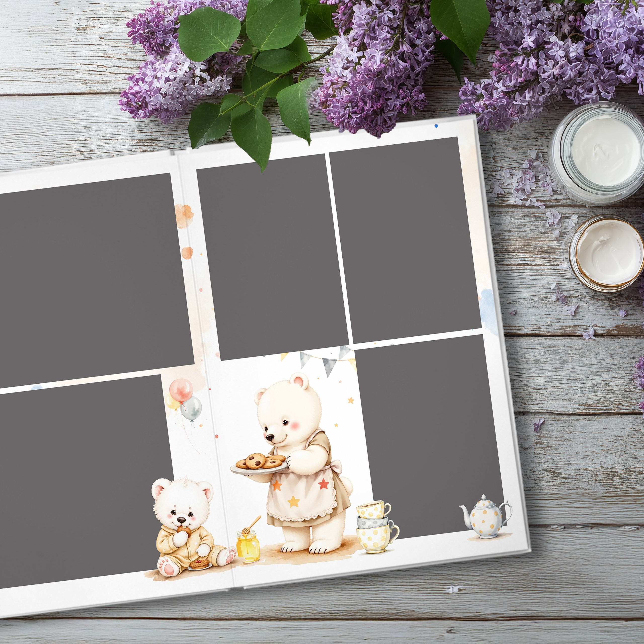 Дизайн «Мишутка». Шаблоны и дизайны выпускных альбомов и фотокниг