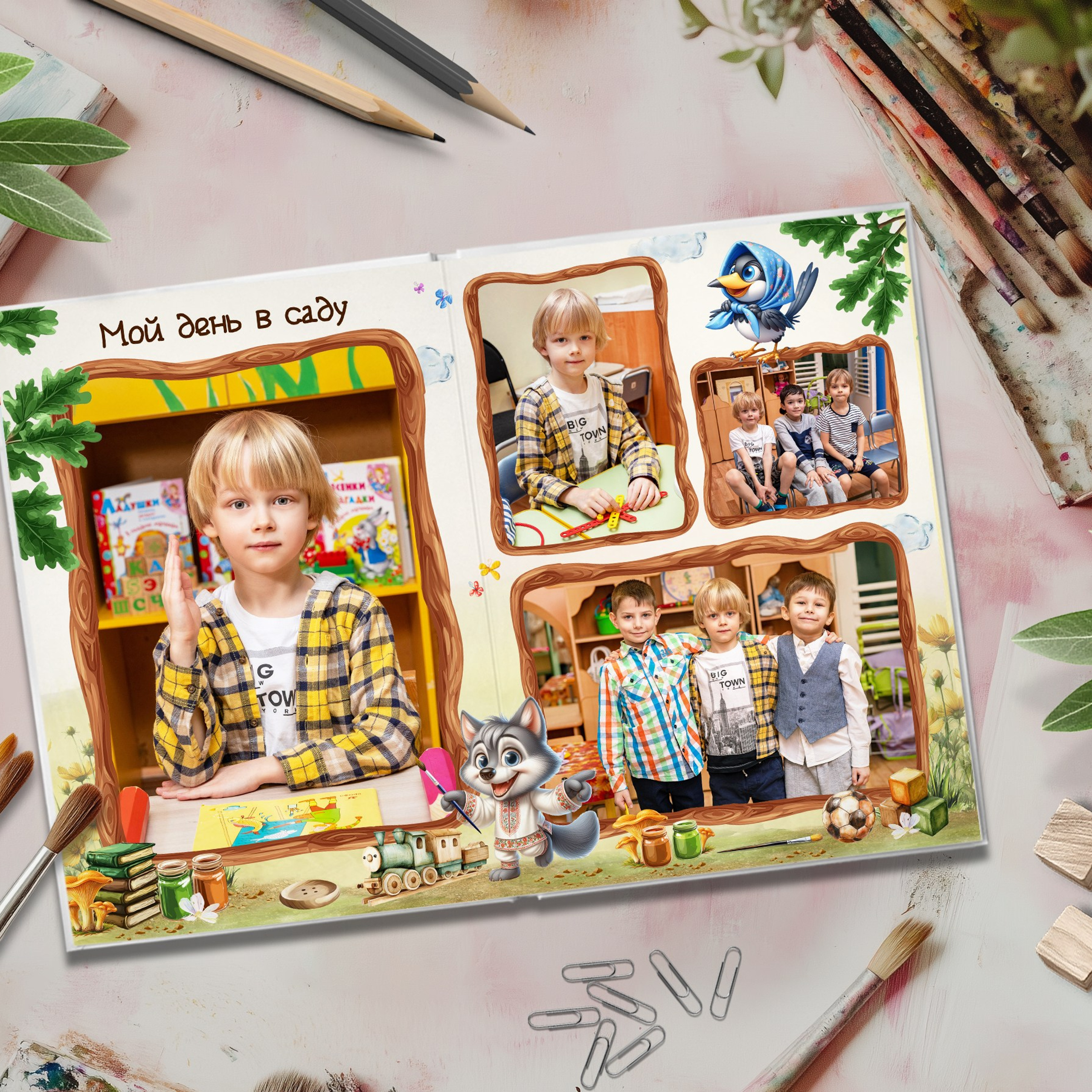 Дизайн «Теремок». Шаблоны и дизайны выпускных альбомов и фотокниг