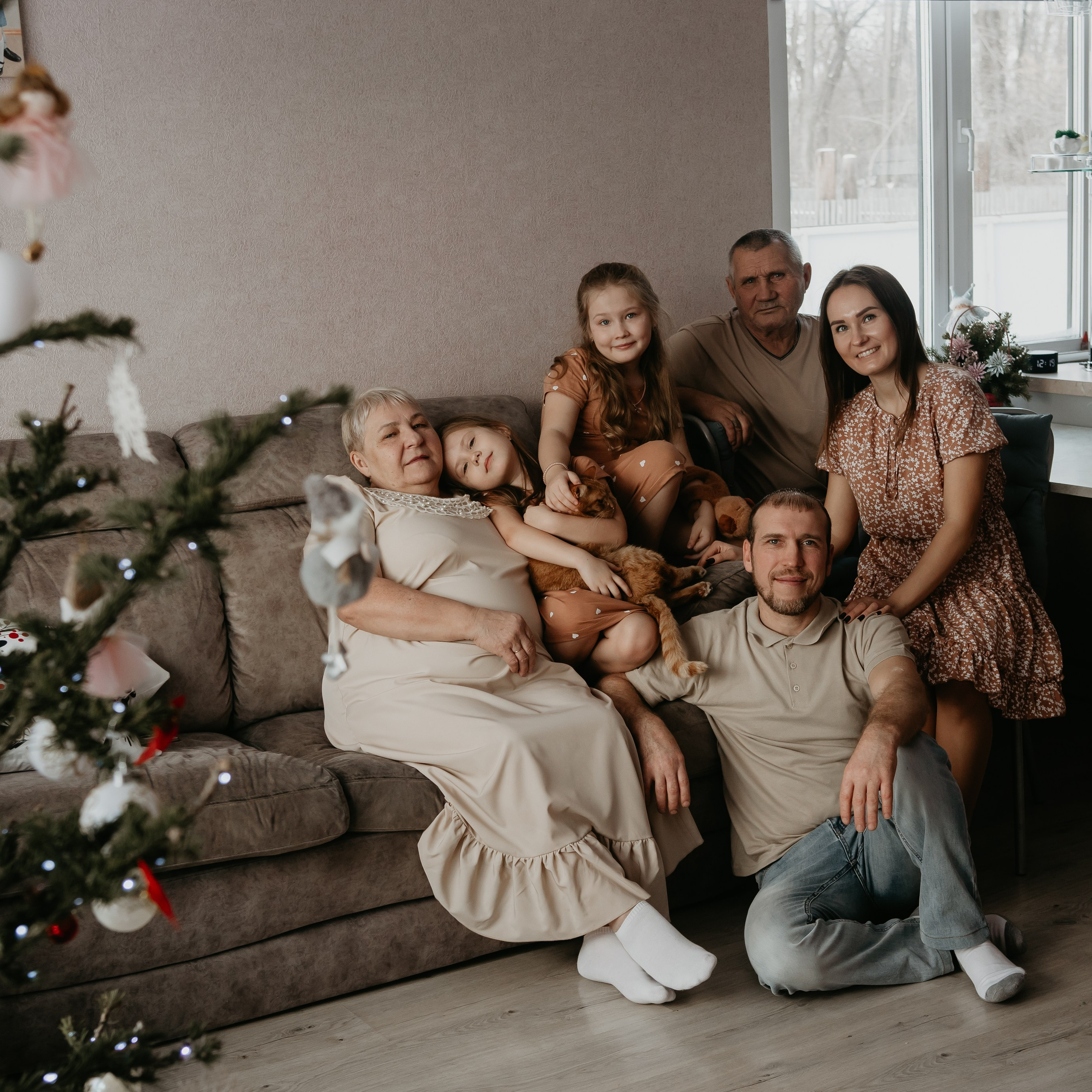 Семья Дарьи. Домашняя съемка.