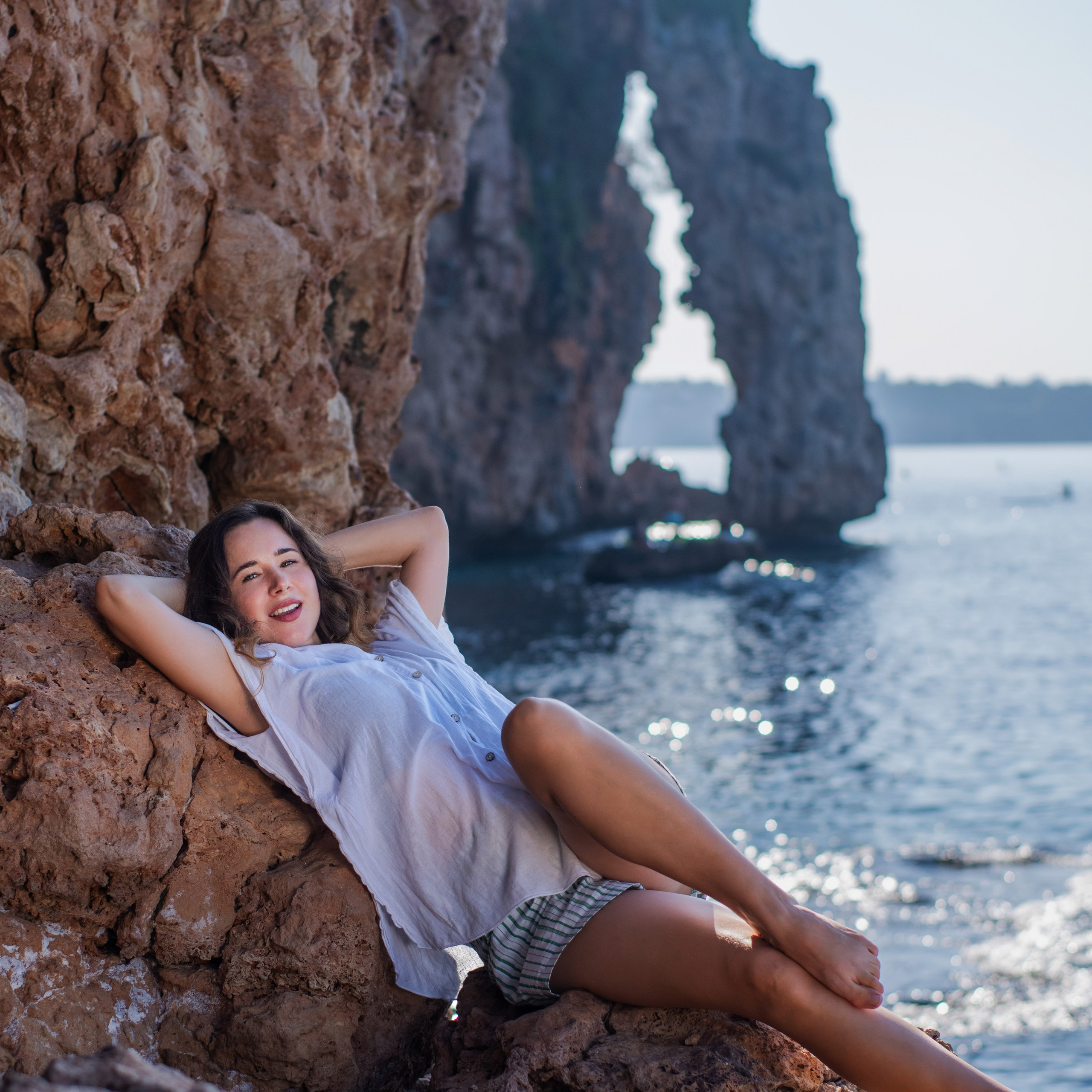 Анталия Скалы Море. Фотограф в Анталии | Профессиональная фотосессия | Наталья Цыбульская