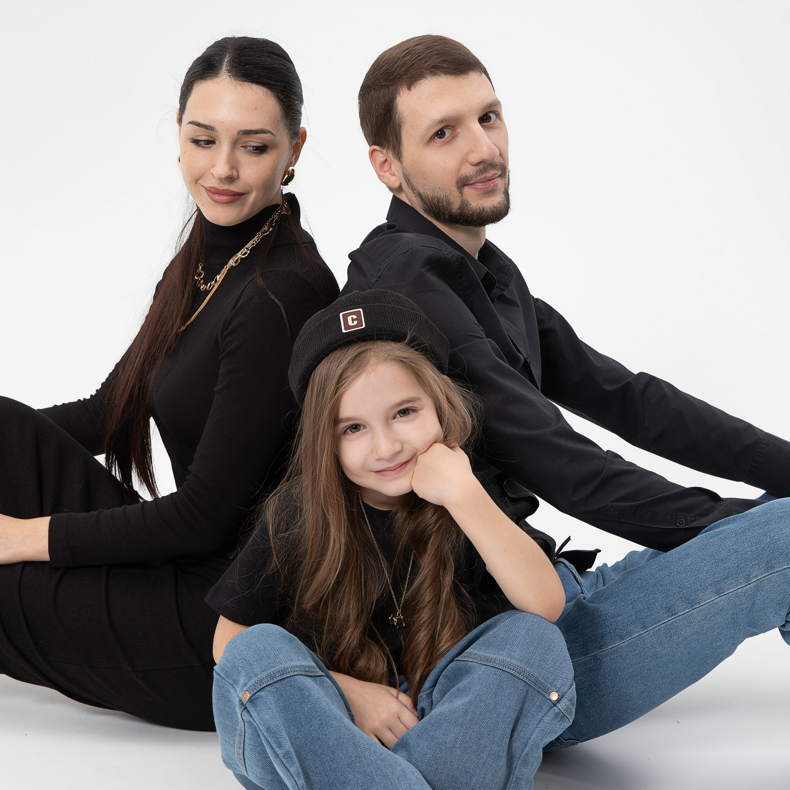 Семейная фотосессия. Фотостудия