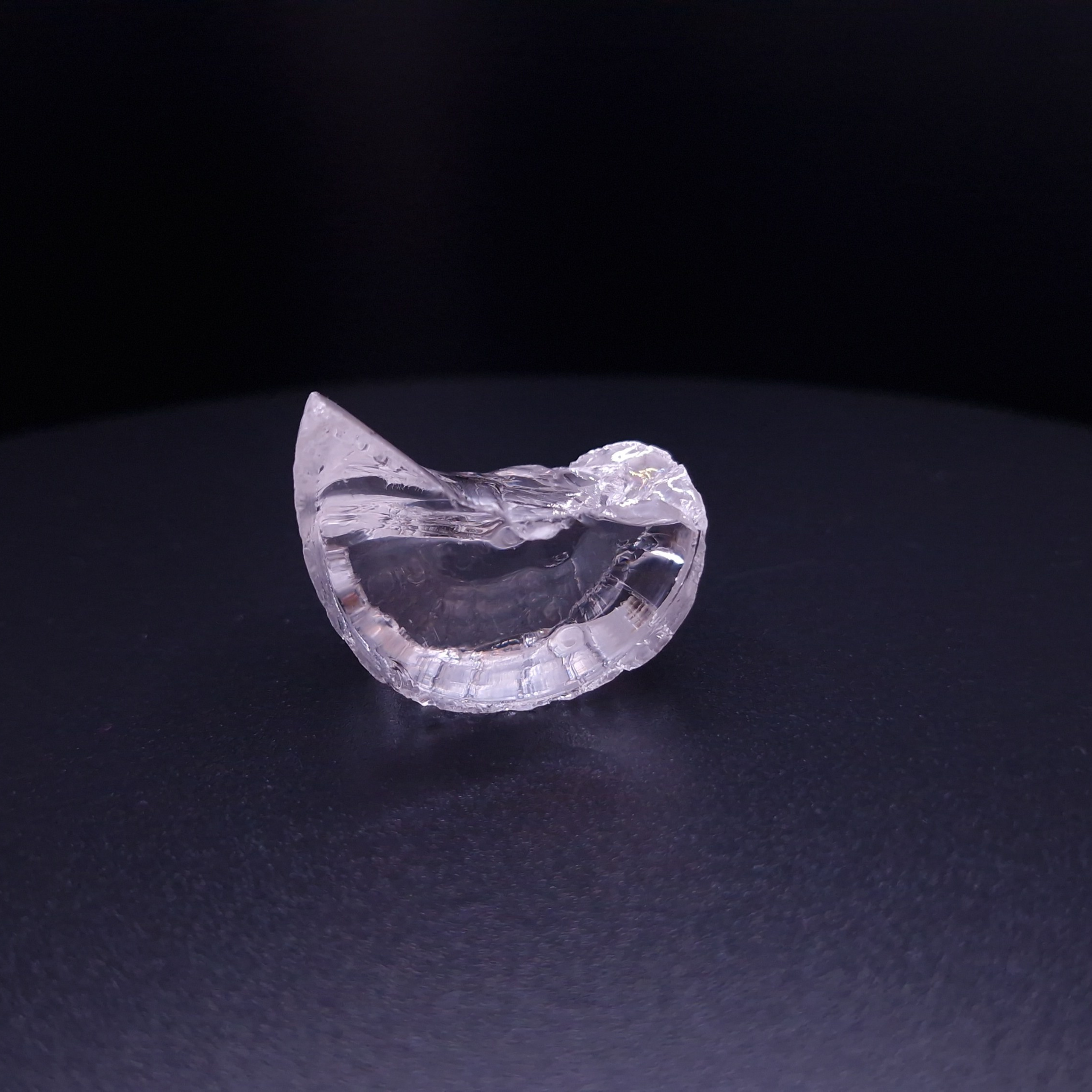 YAG white garnet 167 carats