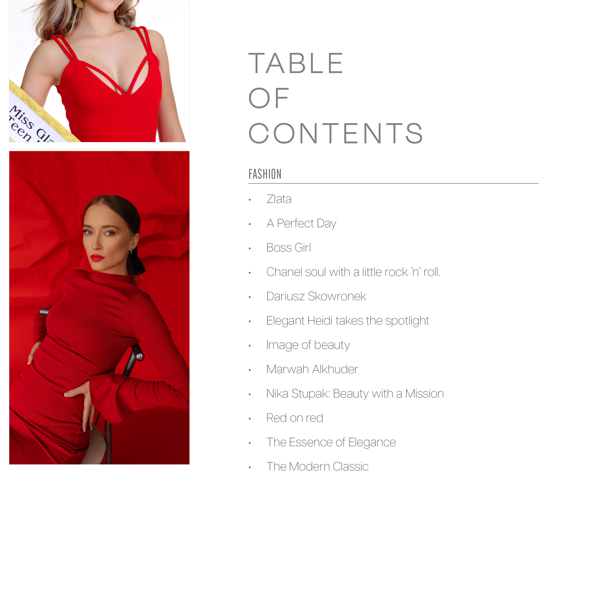 Публикации в журналах. Anika Moc