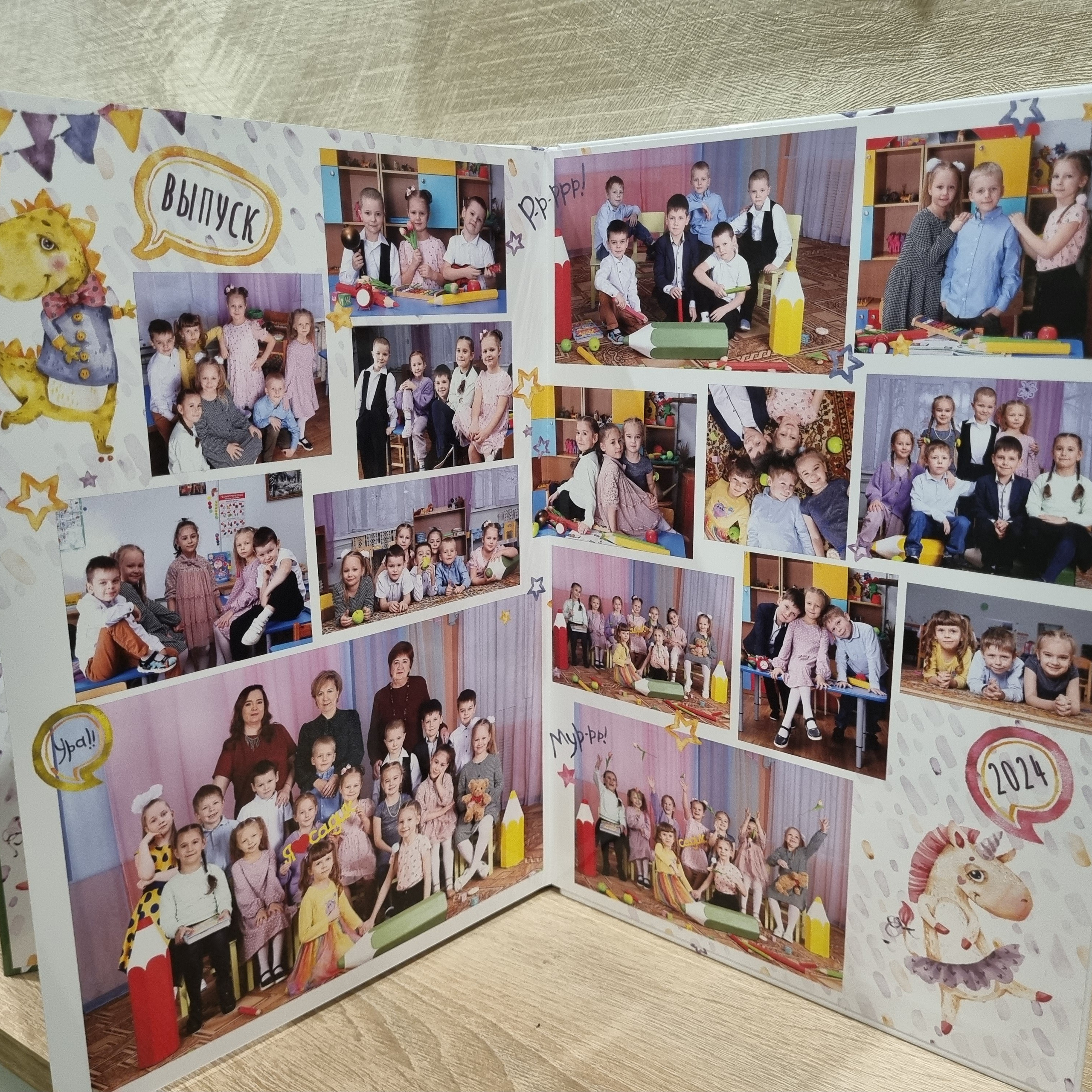 Фото готовых выпускных альбомов для детского сада и школы в Иваново Ярославле Костроме Владимире. Выпускные альбомы в Иваново в детский сад и школу. Александр и Светлана Янкины