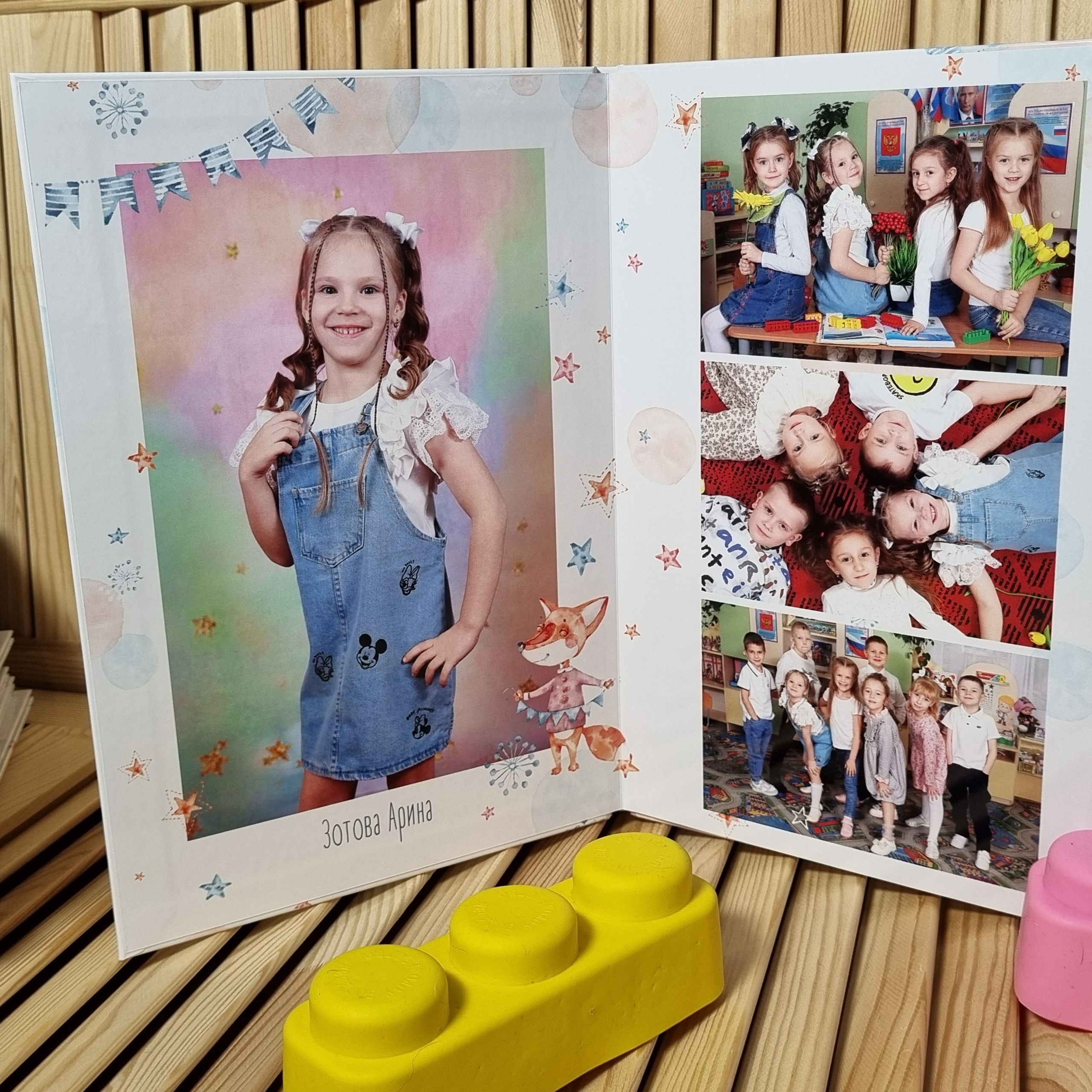 Фото готовых выпускных альбомов для детского сада и школы в Иваново Ярославле Костроме Владимире. Выпускные альбомы в Иваново в детский сад и школу. Александр и Светлана Янкины
