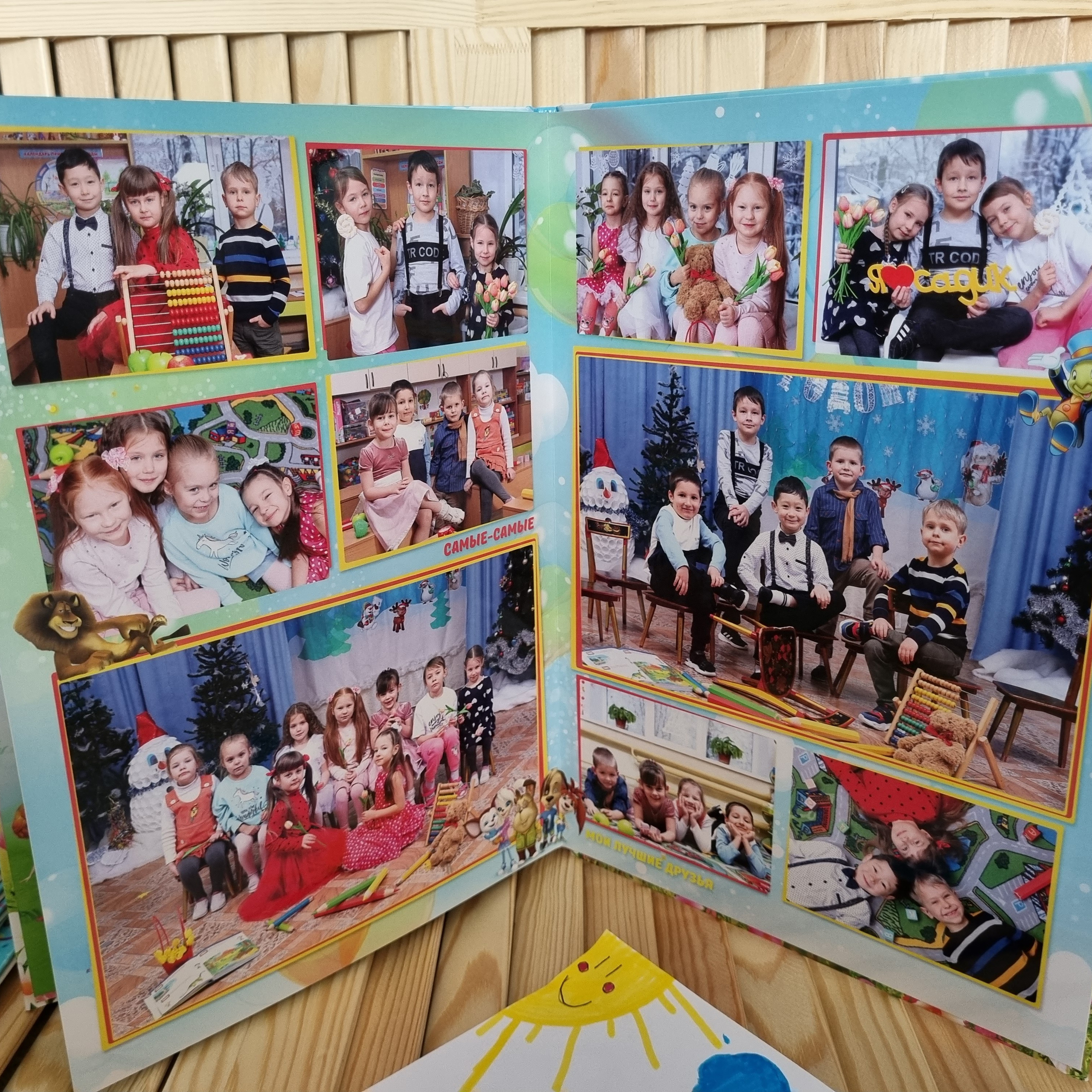 Фото готовых выпускных альбомов для детского сада и школы в Иваново Ярославле Костроме Владимире. Выпускные альбомы в Иваново в детский сад и школу. Александр и Светлана Янкины