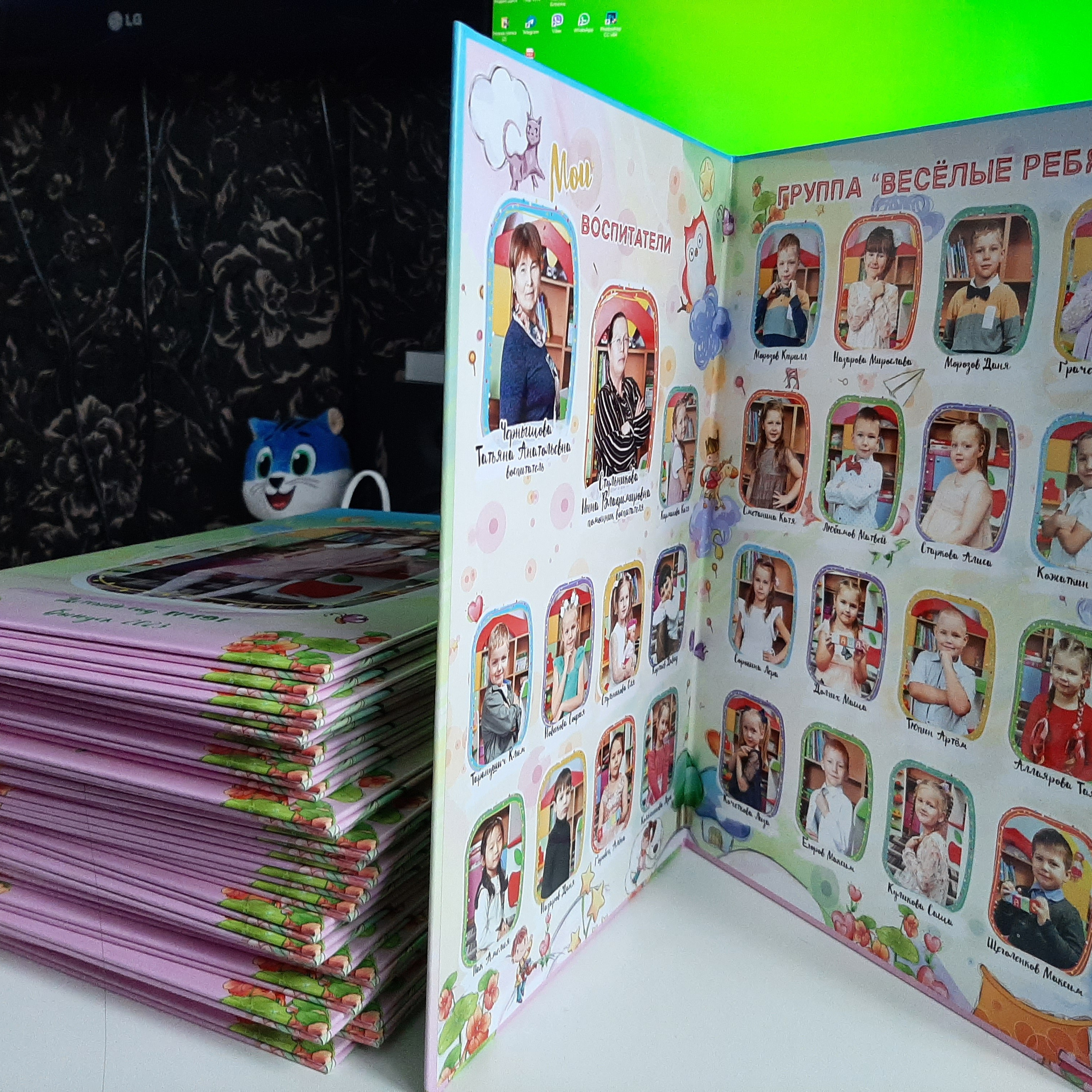 Фото готовых выпускных альбомов для детского сада и школы в Иваново Ярославле Костроме Владимире. Выпускные альбомы в Иваново в детский сад и школу. Александр и Светлана Янкины