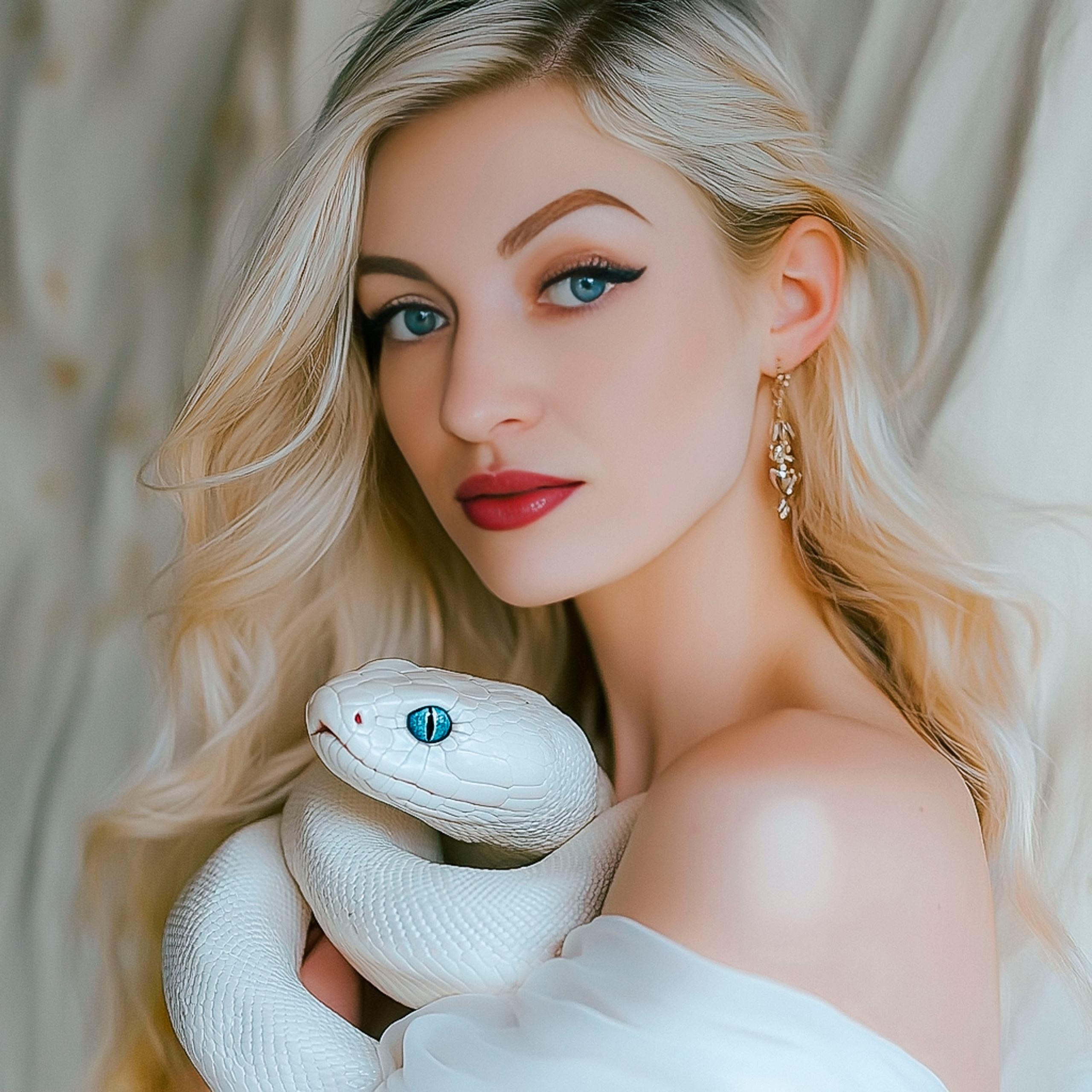 Нейрофотосессия для Юлии. Девушка со змеей.