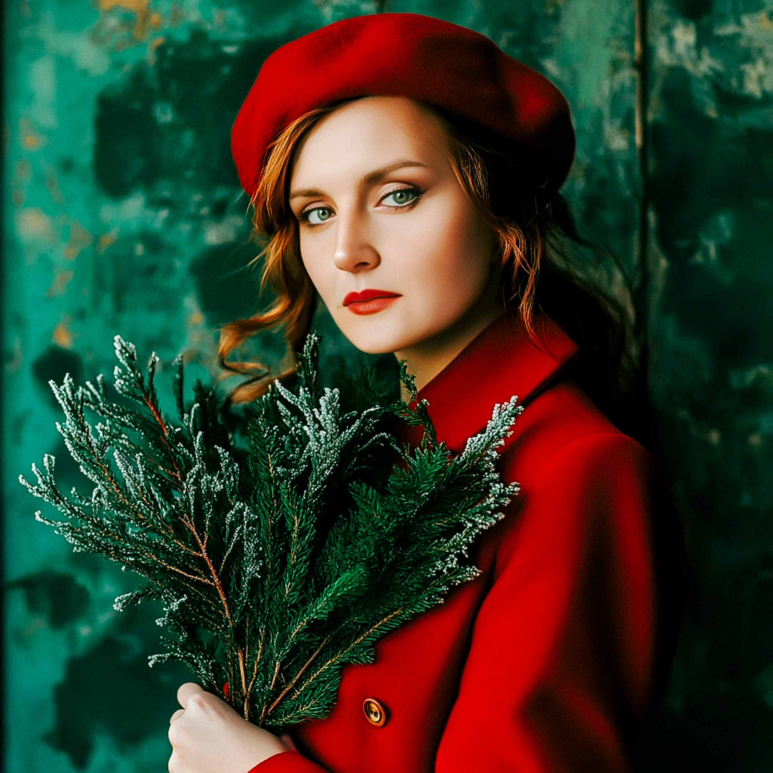 Нейрофотосессия для себя. Девушка с елочкой.