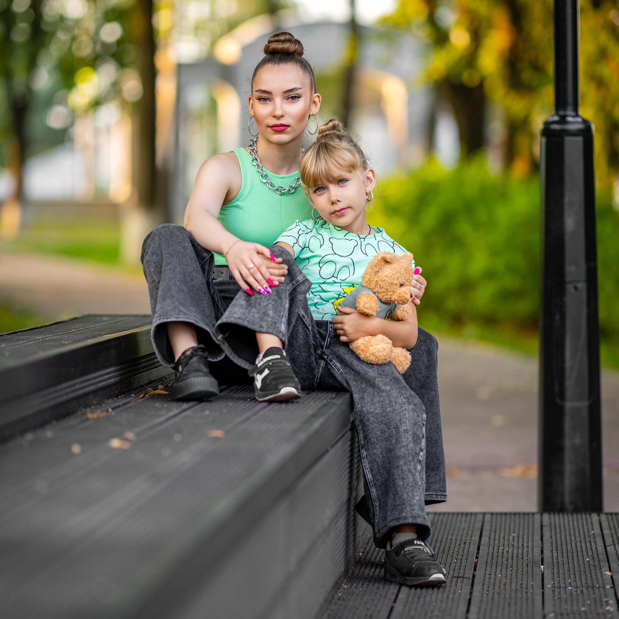 Арина — Алиса — летняя прогулка