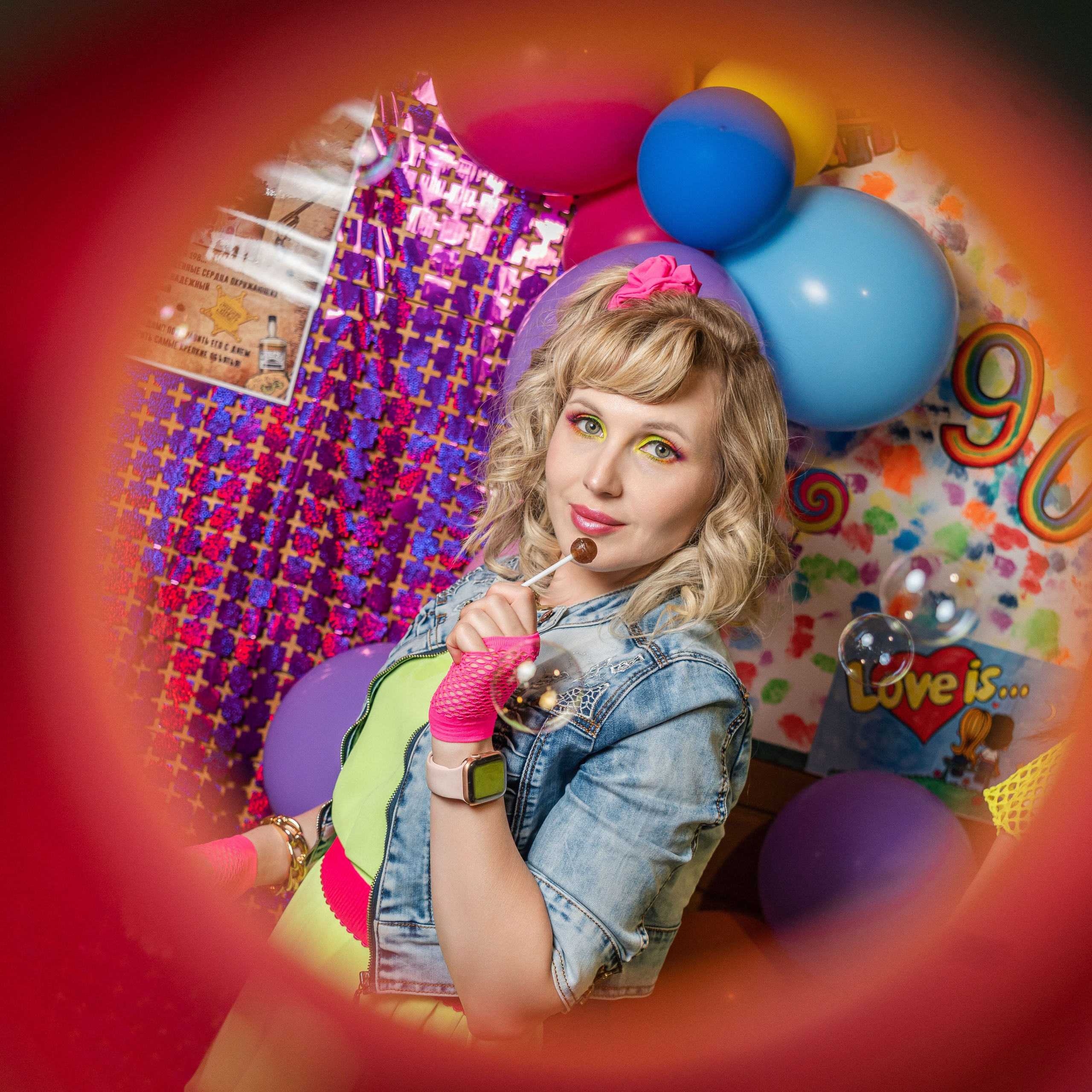 День рождения в стиле 90х