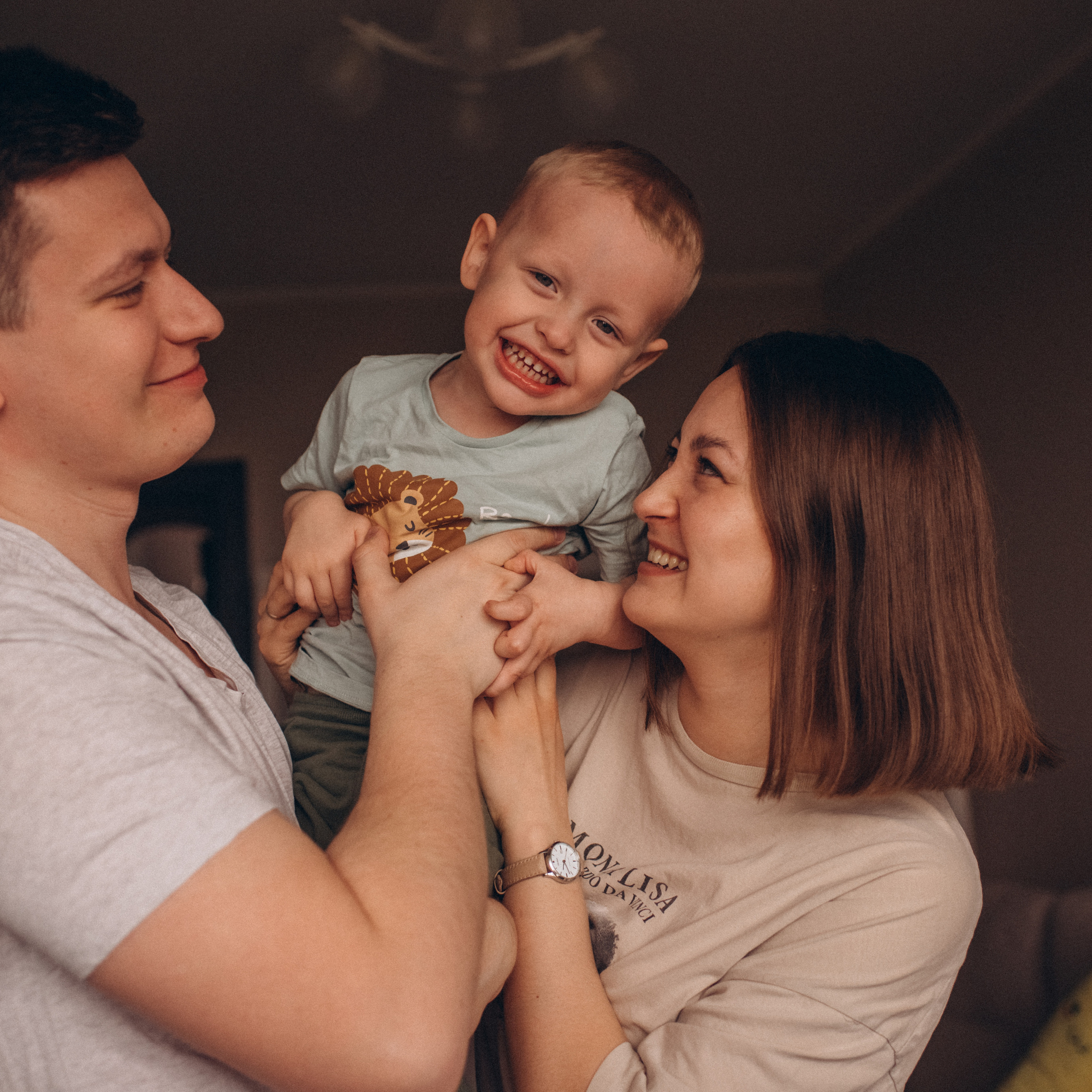 Антон, Катя и Лев ❤