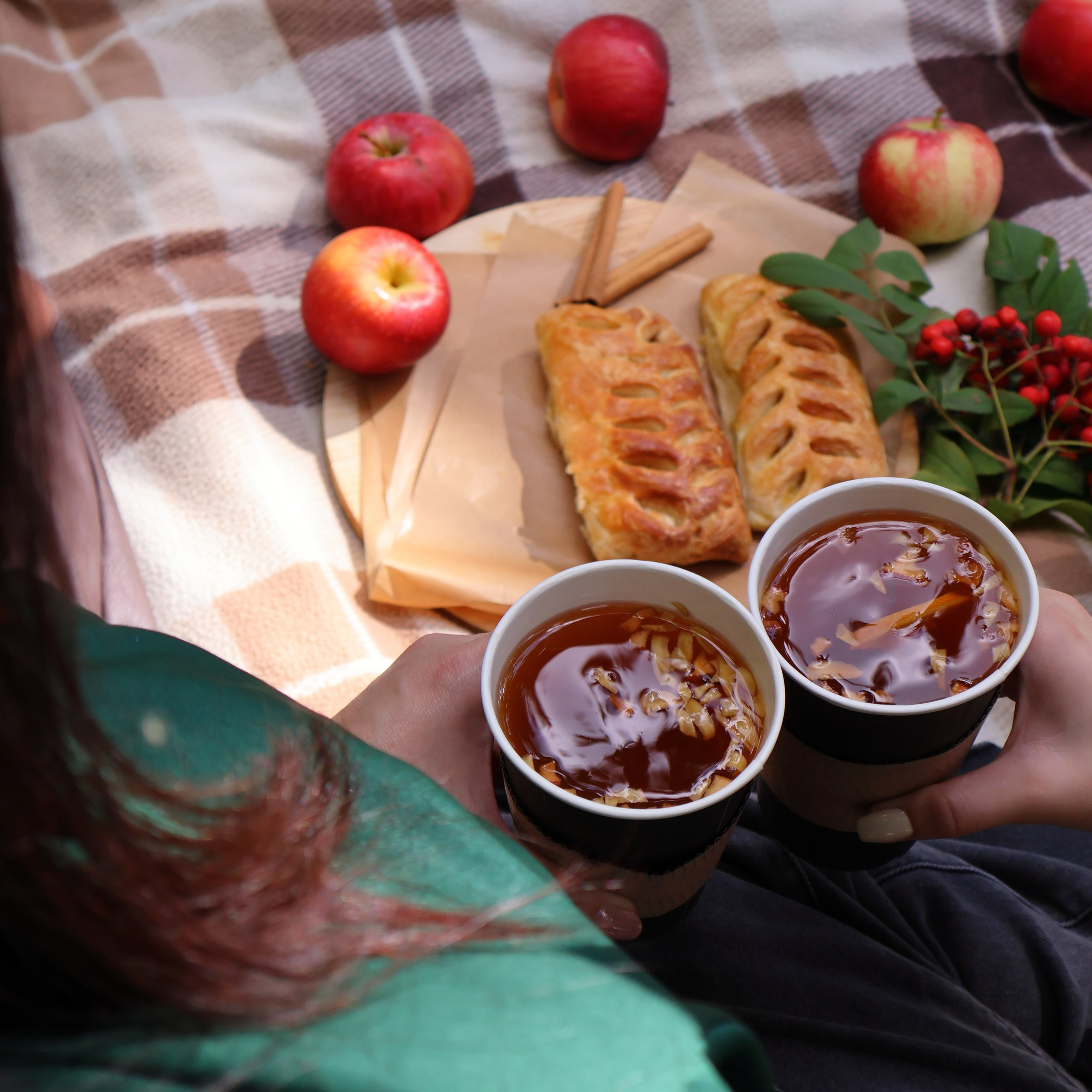 Осенний пикник мамы и дочери. Фотограф АНАСТАСИЯ ПЛАТОВА