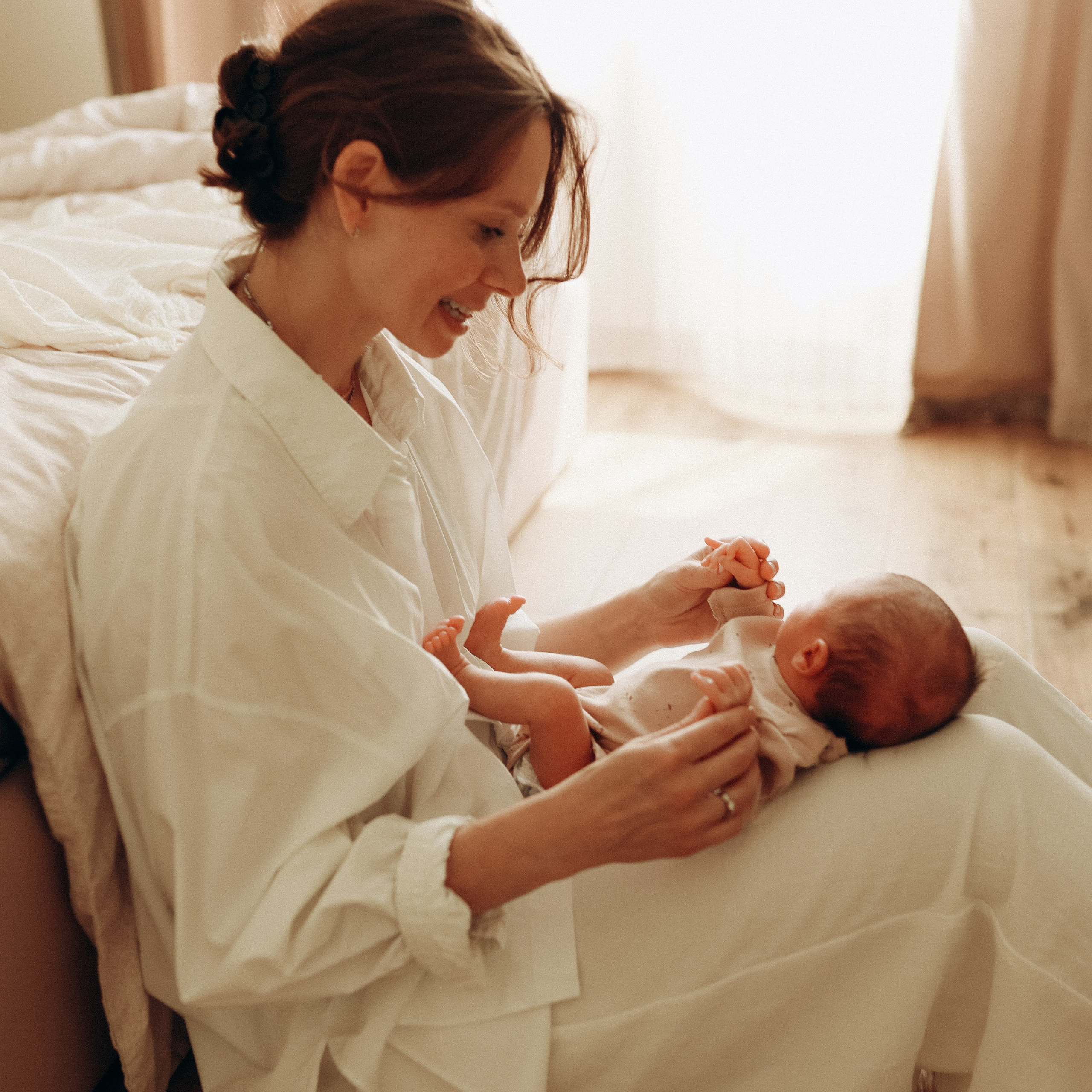 Домашняя фотосессия newborn