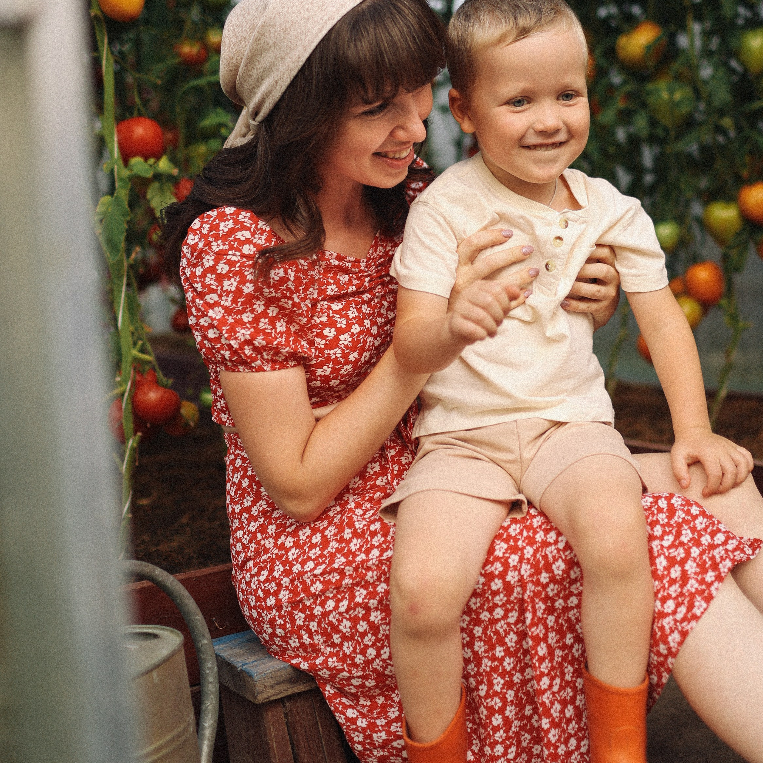 Помидорки Света и Мишенька