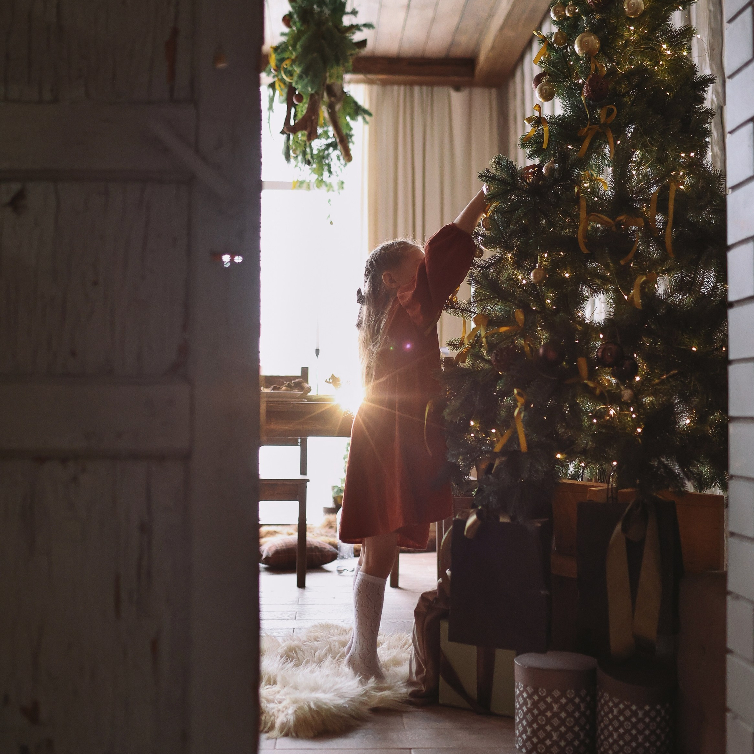 Новогодняя традиция Лиза Игорь Ариша и Машенька