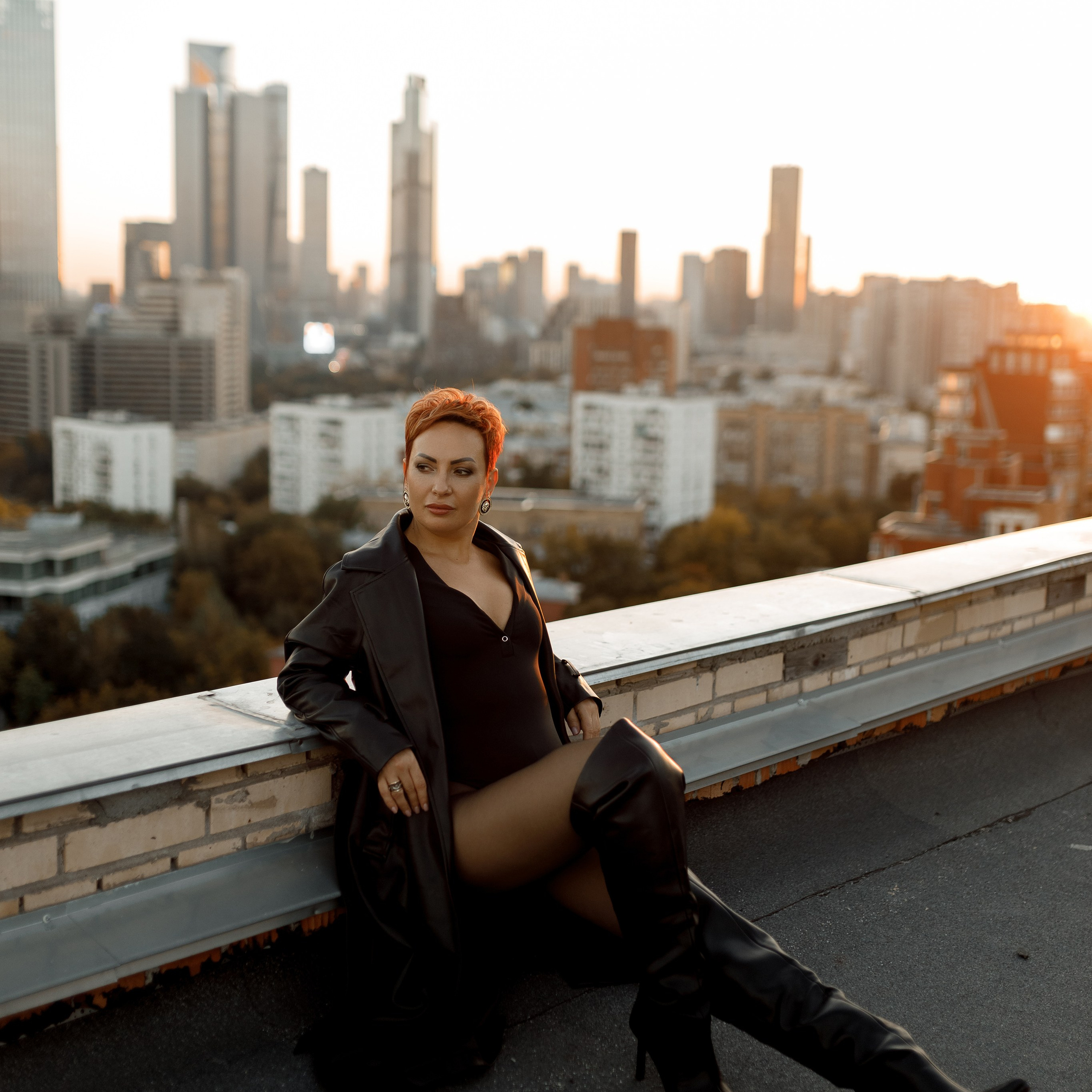 Анна (съёмка на крыше)