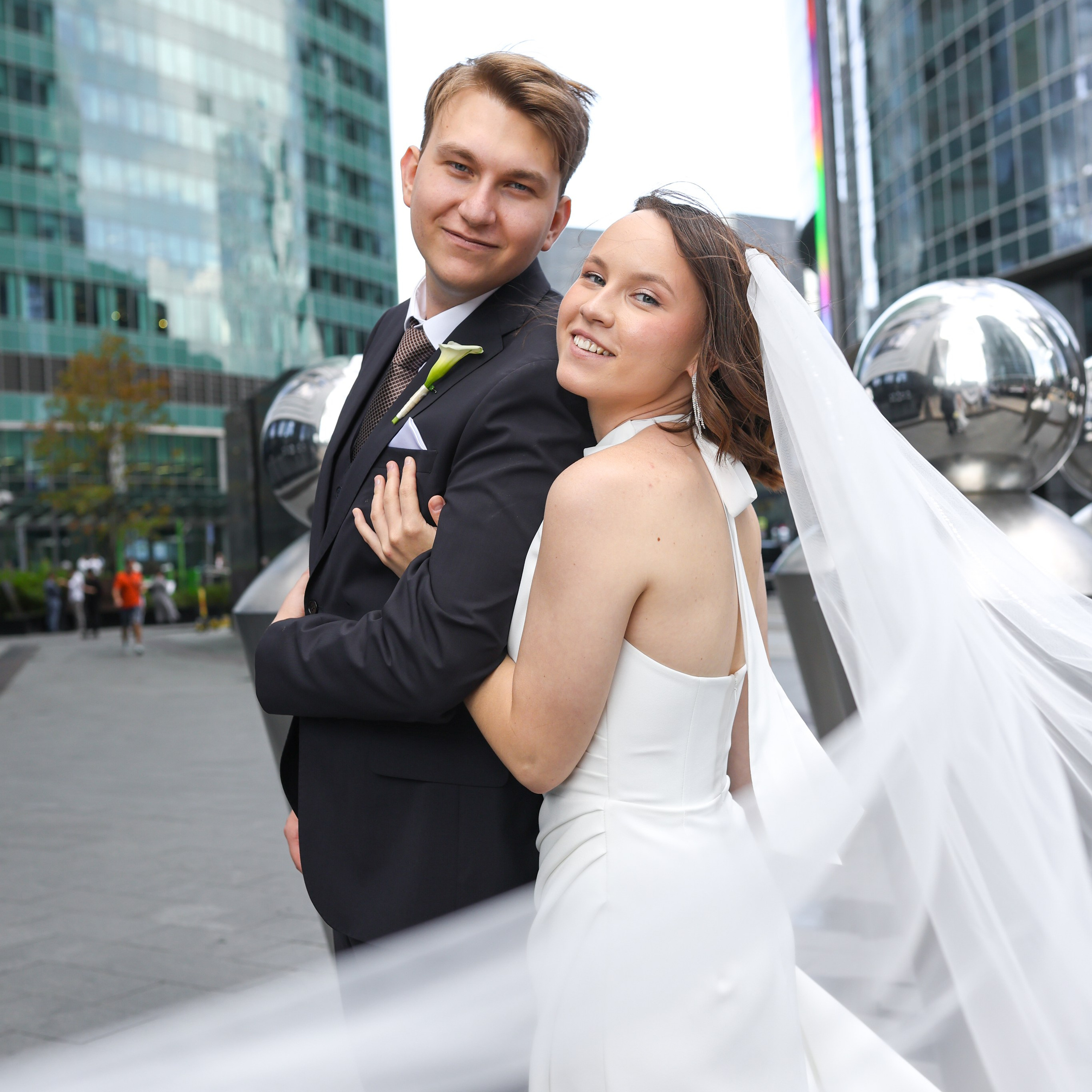 Свадебная фотосессия в Москва Сити