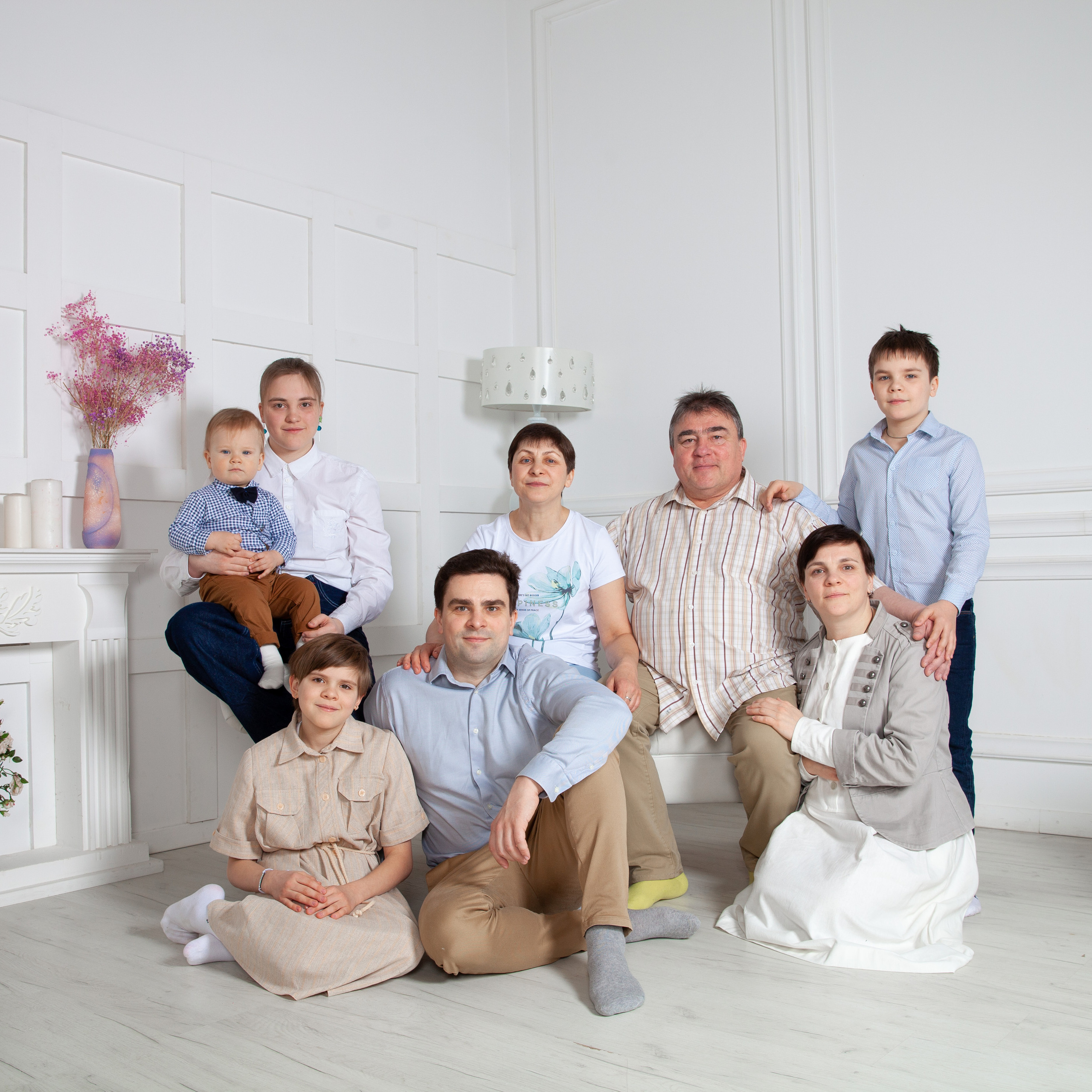 Семейные фотосессии в других студиях