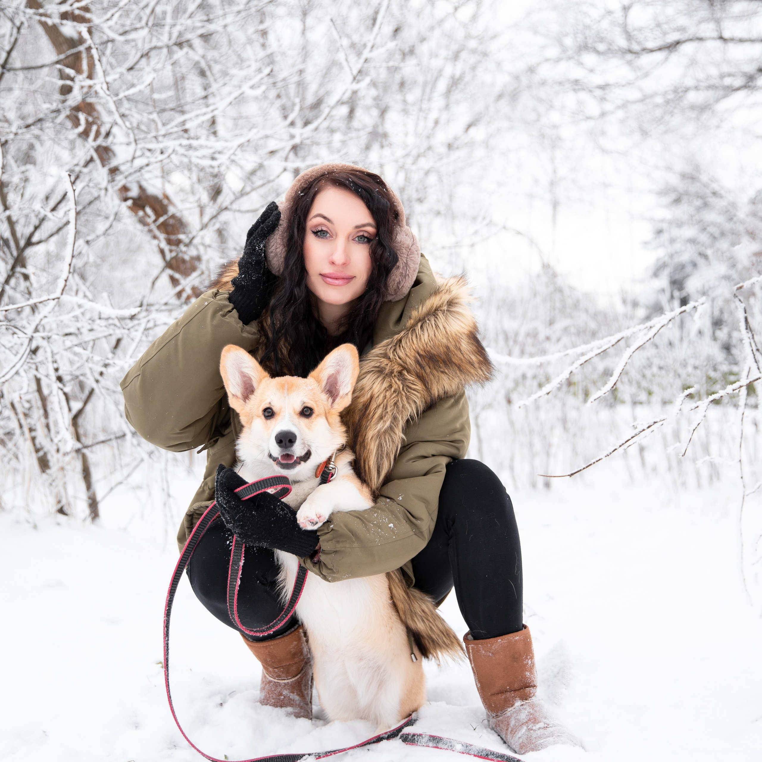 Снежная фотосессия