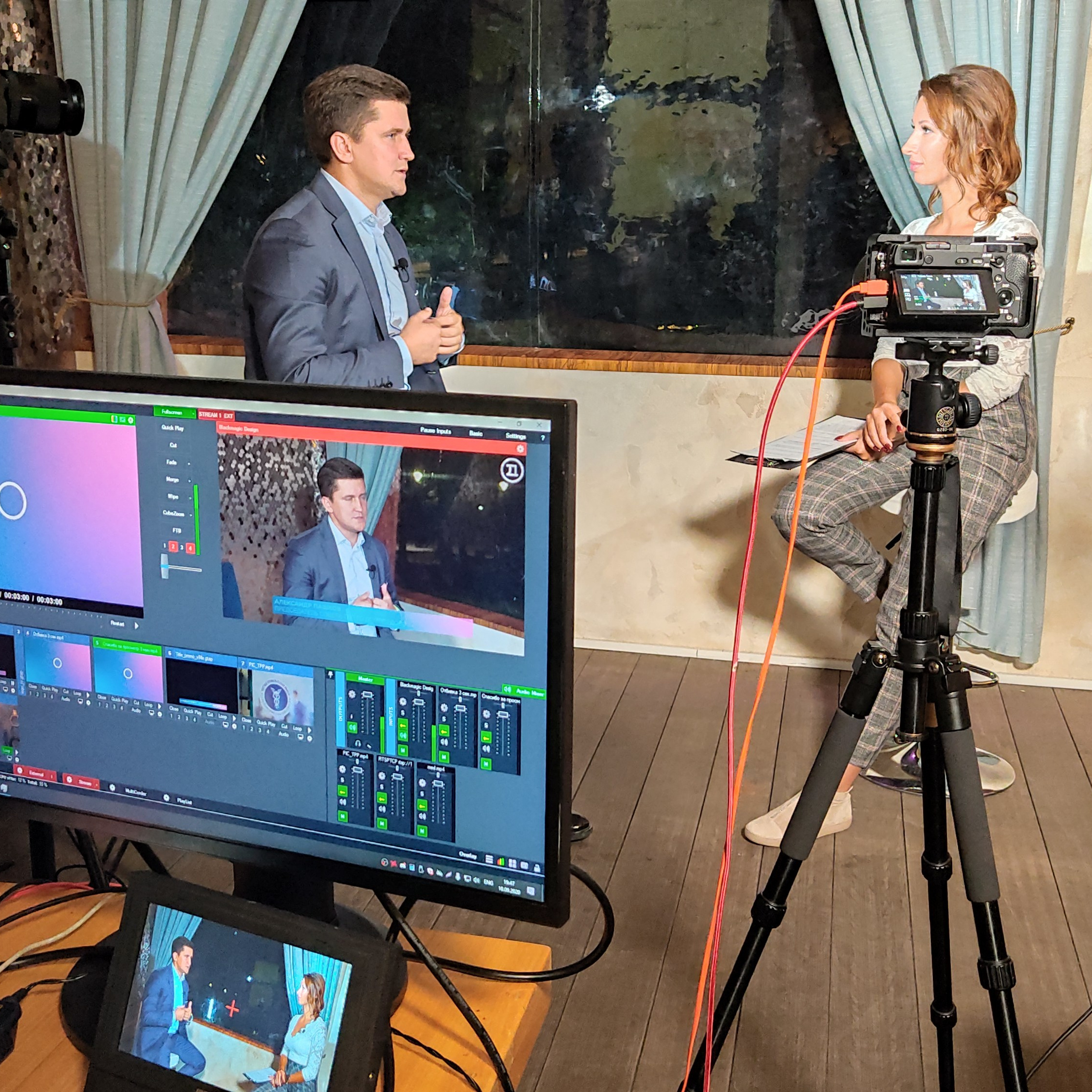 Телевидение. Техническое обеспечение мероприятий / Прямые трансляции