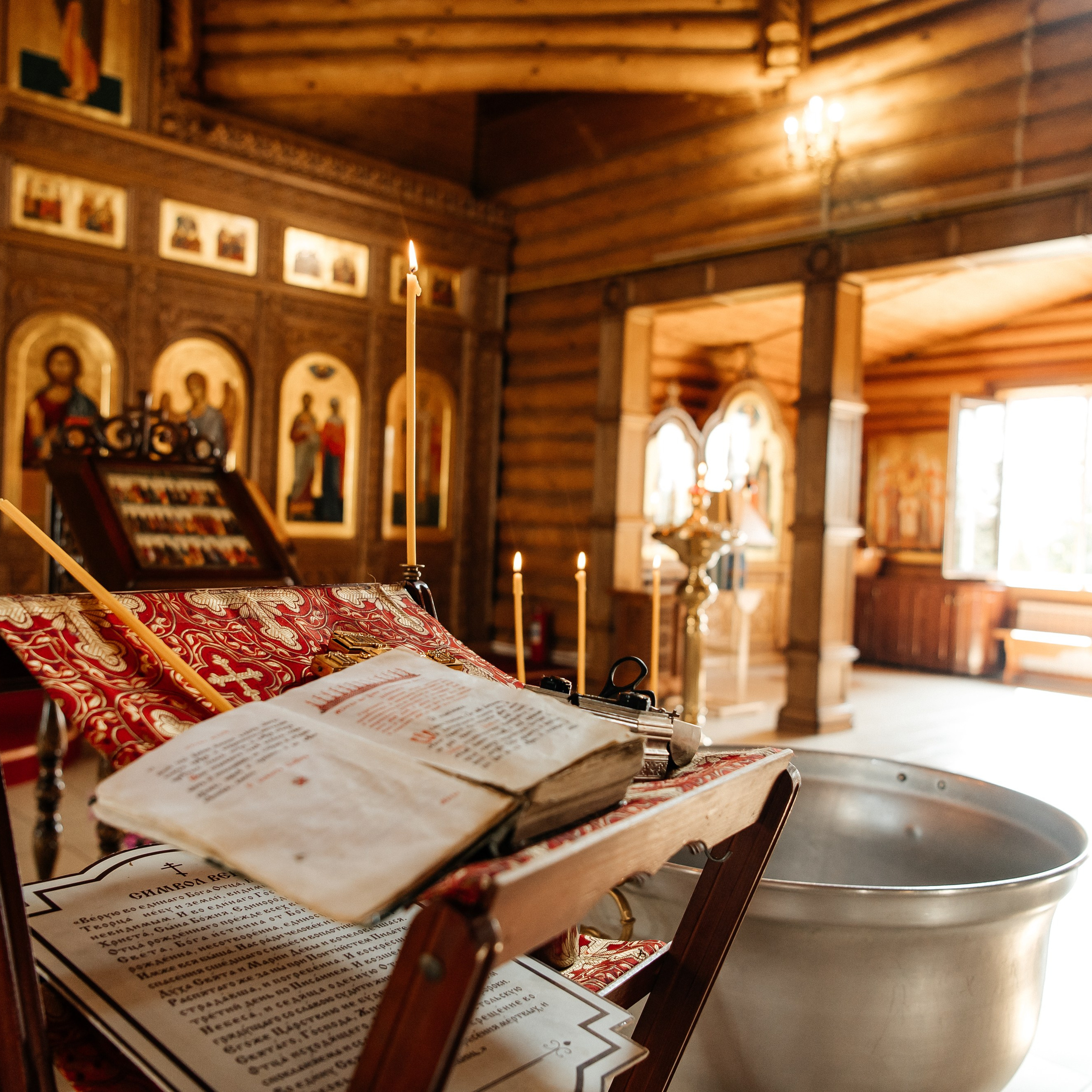 Съемка таинства крещения в Пензе