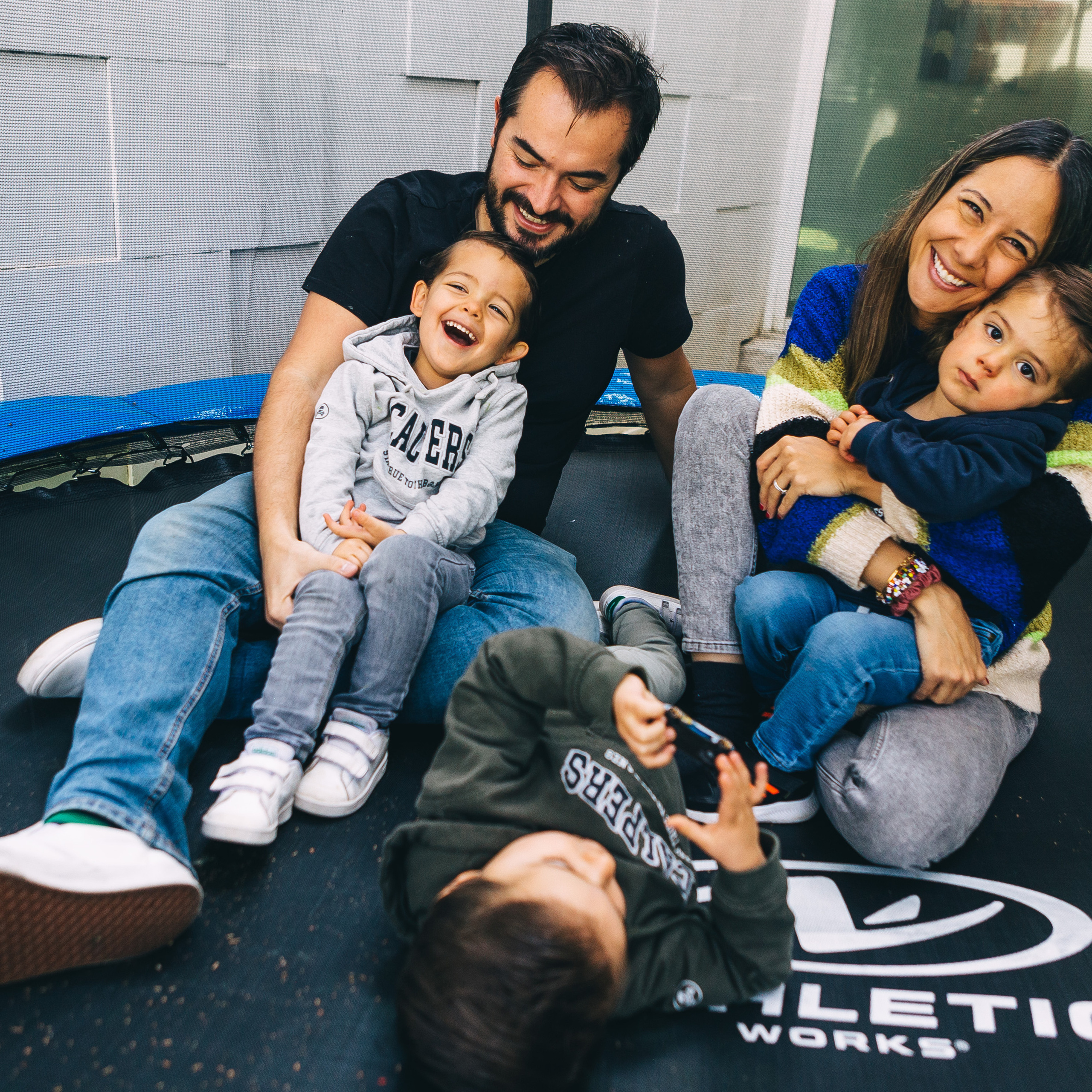 Семья Андреа и Марсело