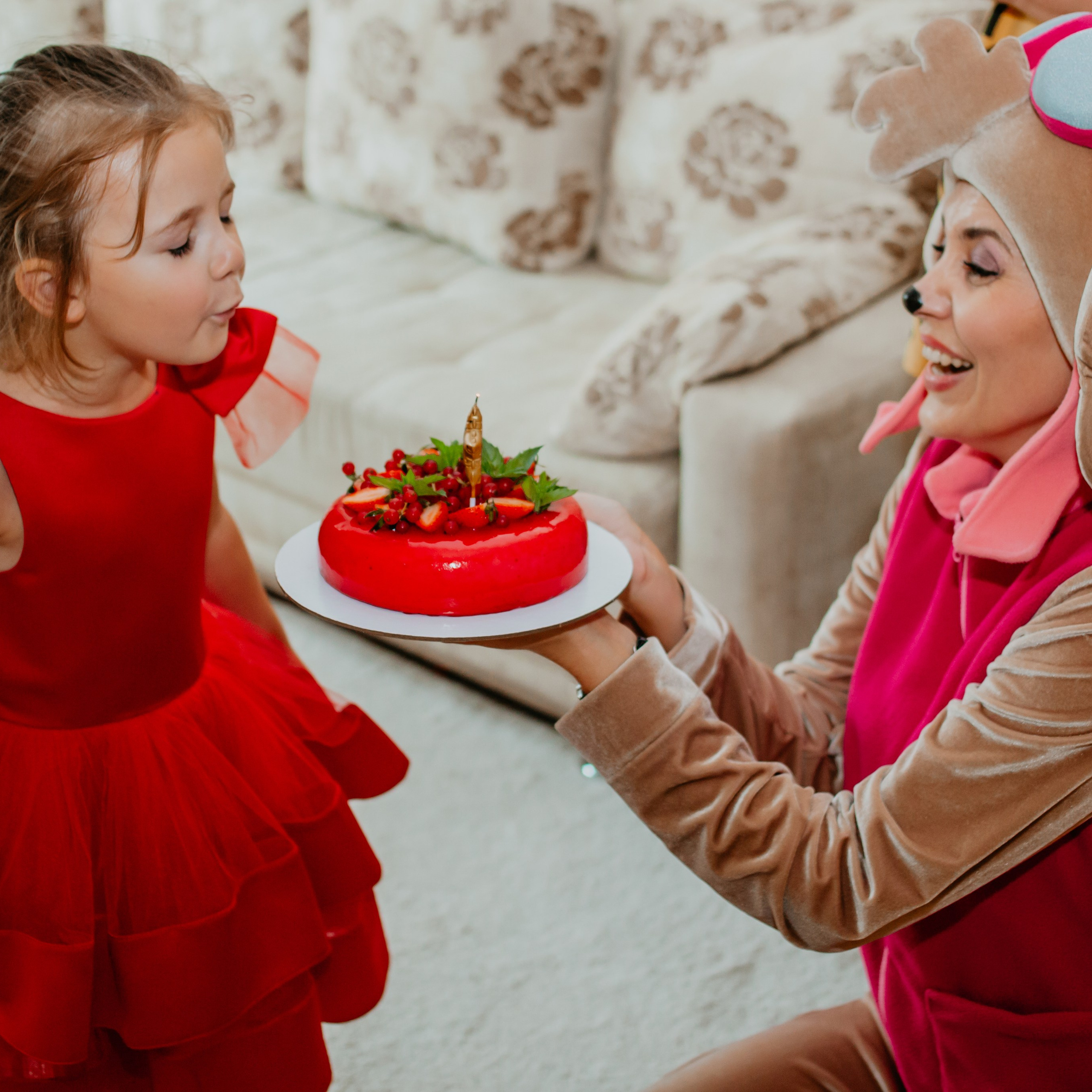 Детский день рождение. Агния 5 лет.