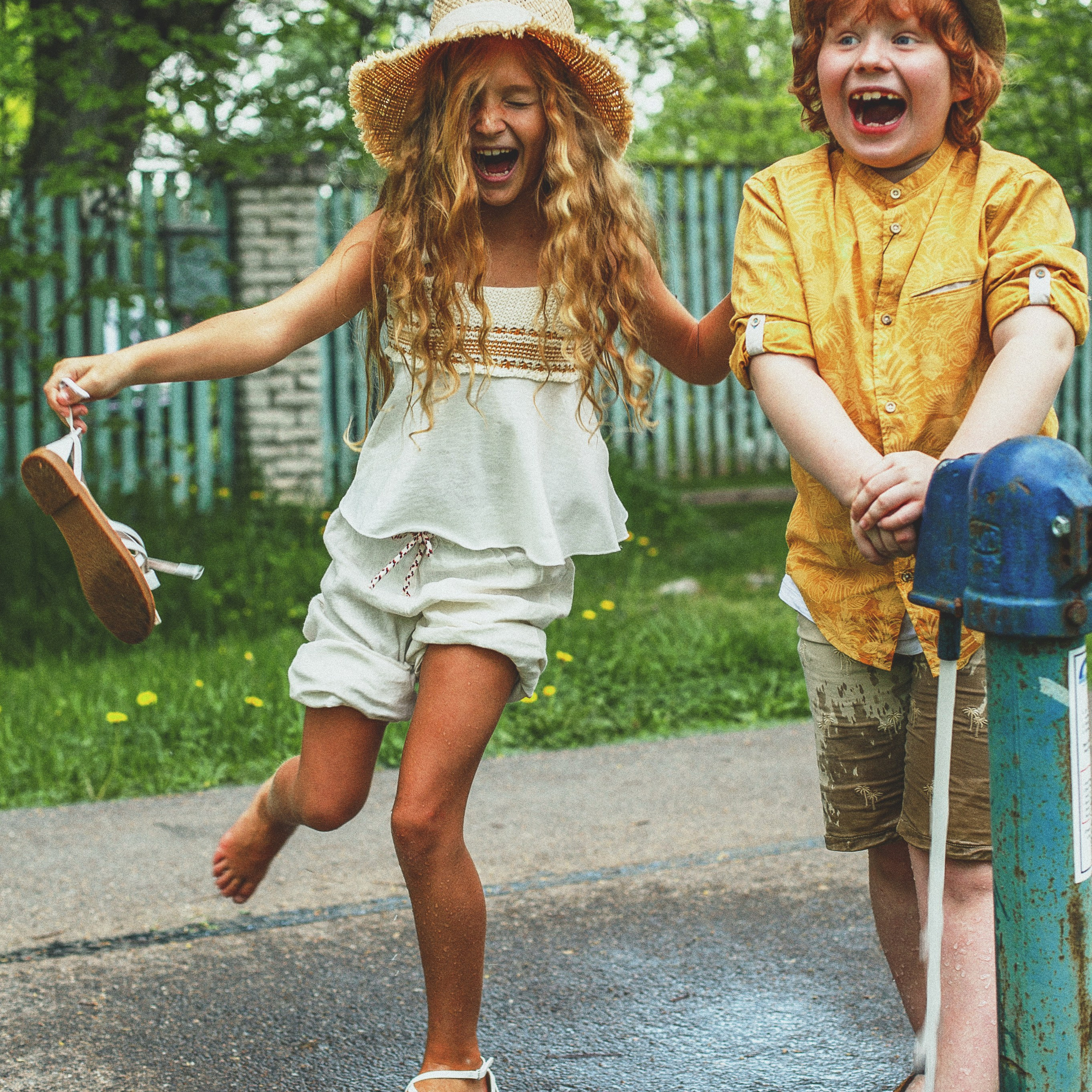 дети на даче летние каникулы детский фотограф Гранкин Александр Санкт-Петербург 