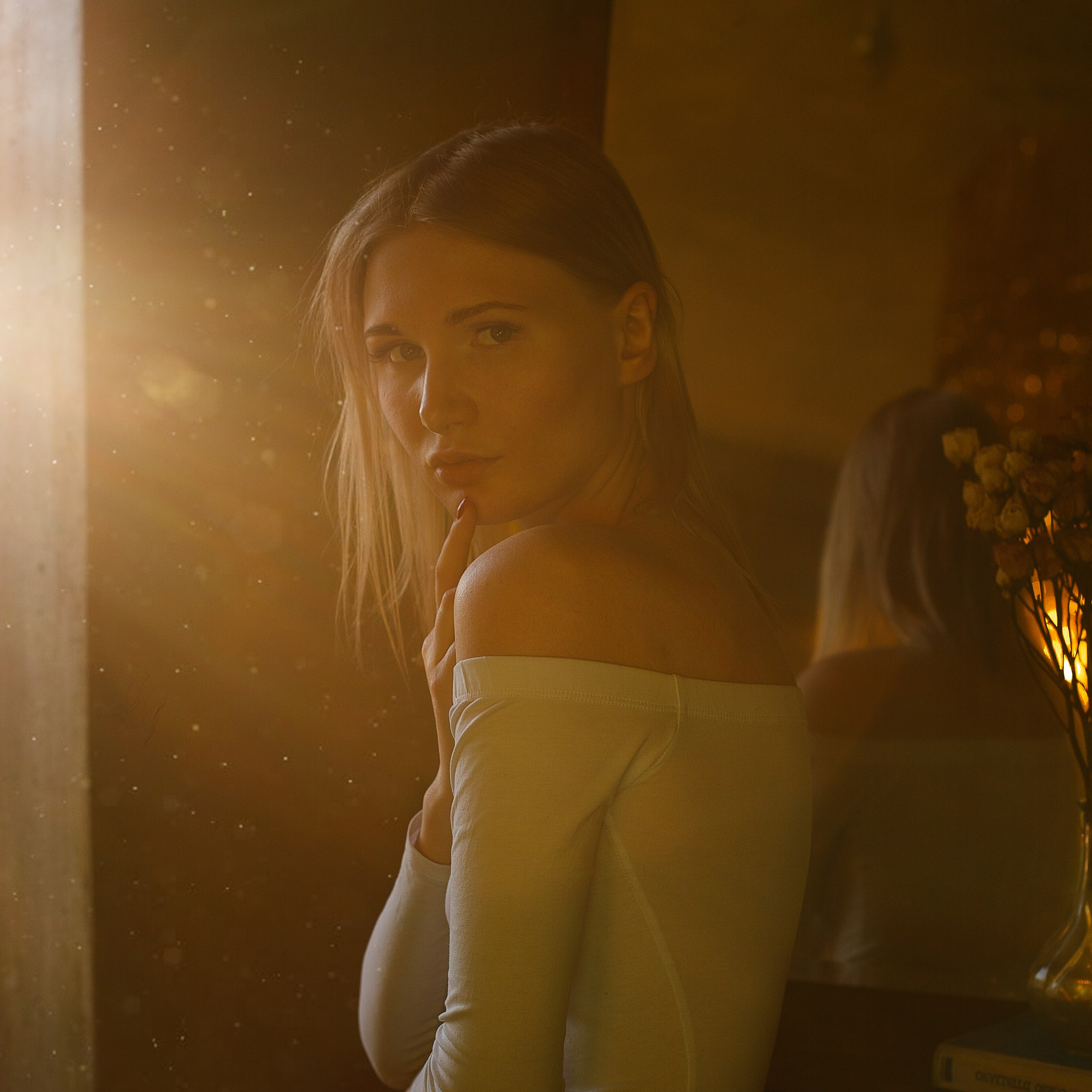 романтичный портрет в кафе Санкт-Петербург портретный фотограф Гранкин Александр  