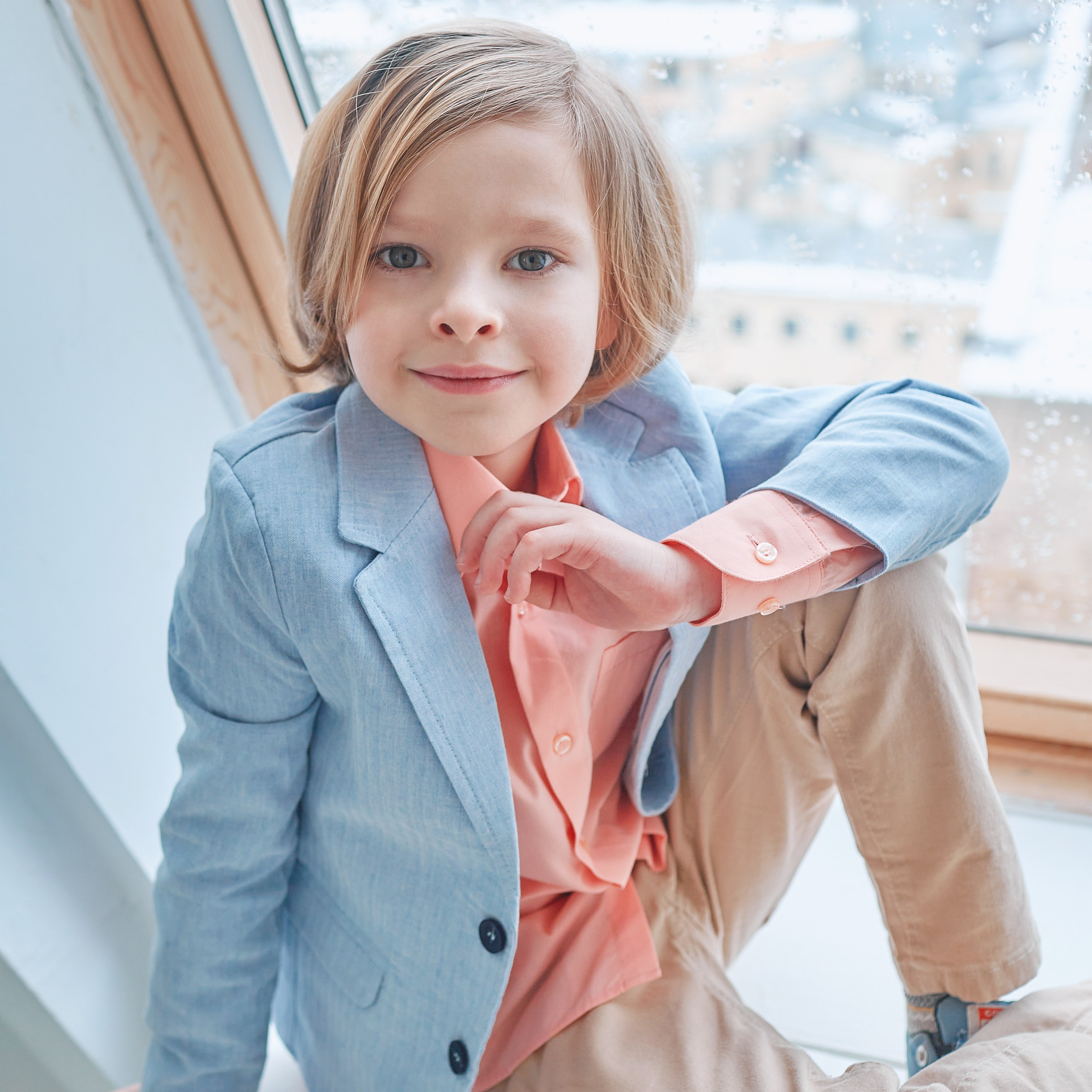 мальчик модель студийная фотосессия 