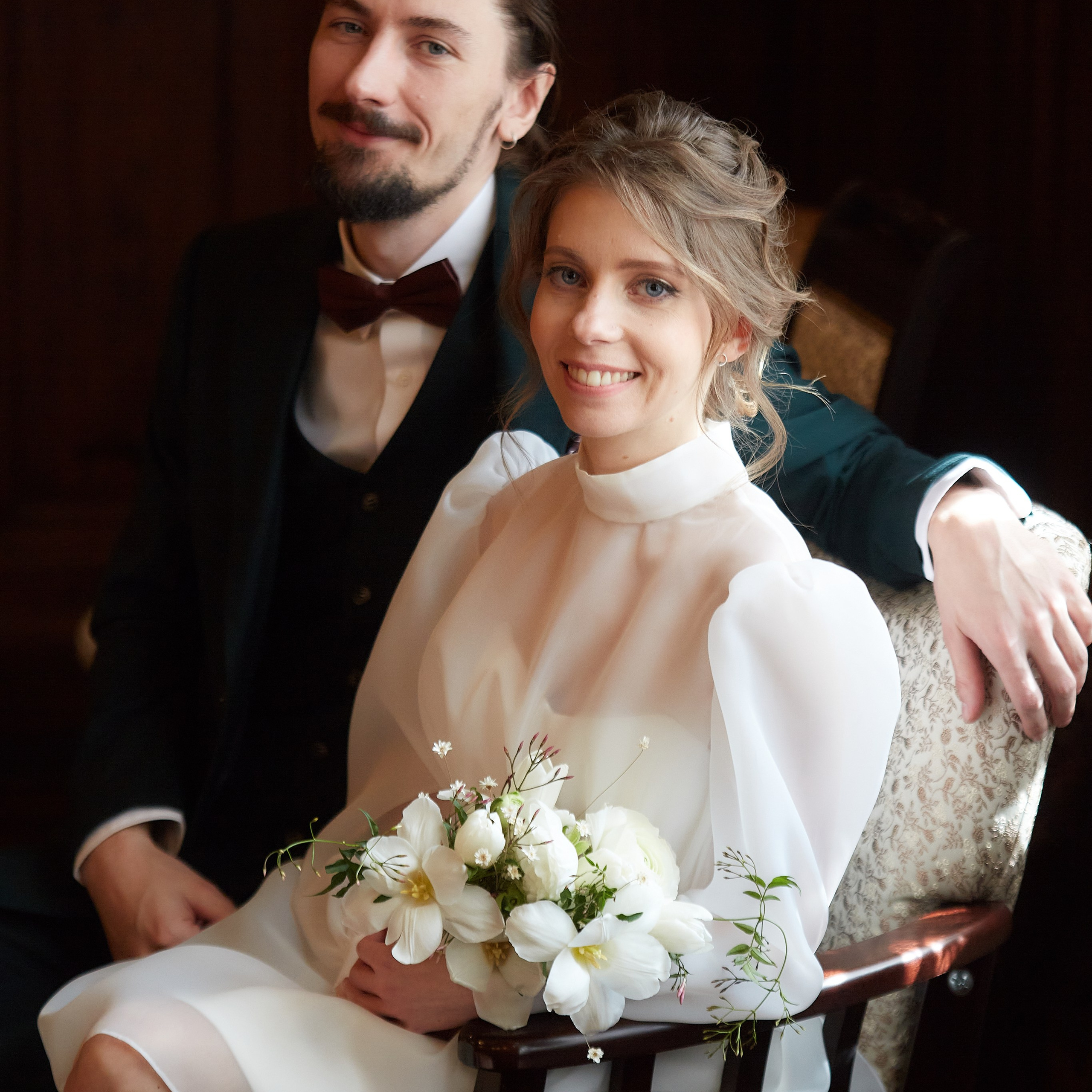 молодожены во дворце бракосочетания свадебный фотограф Гранкин Александр Санкт-Петербург  