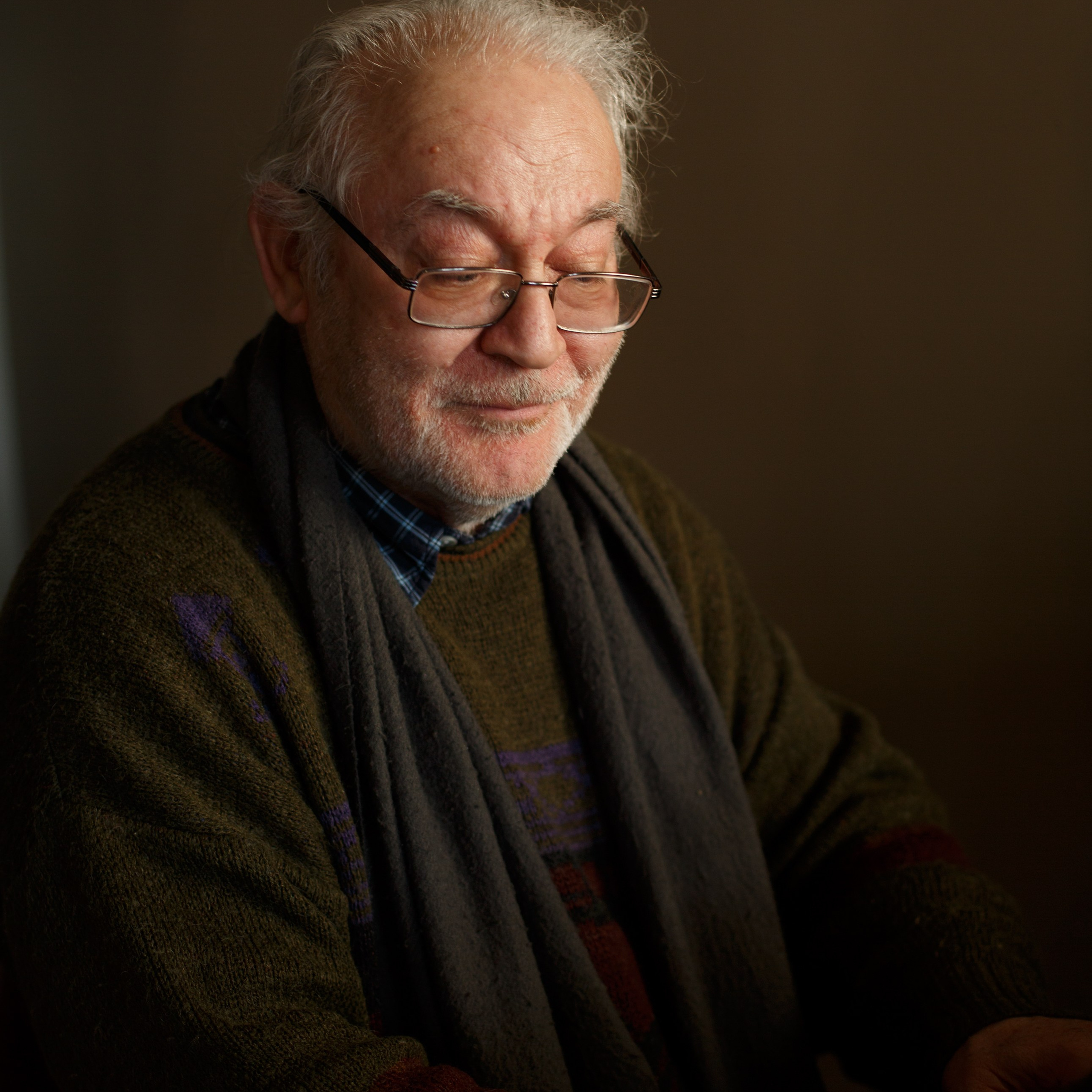 фотопортрет дедушки на память Санкт-Петербург портретный фотограф Гранкин Александр  