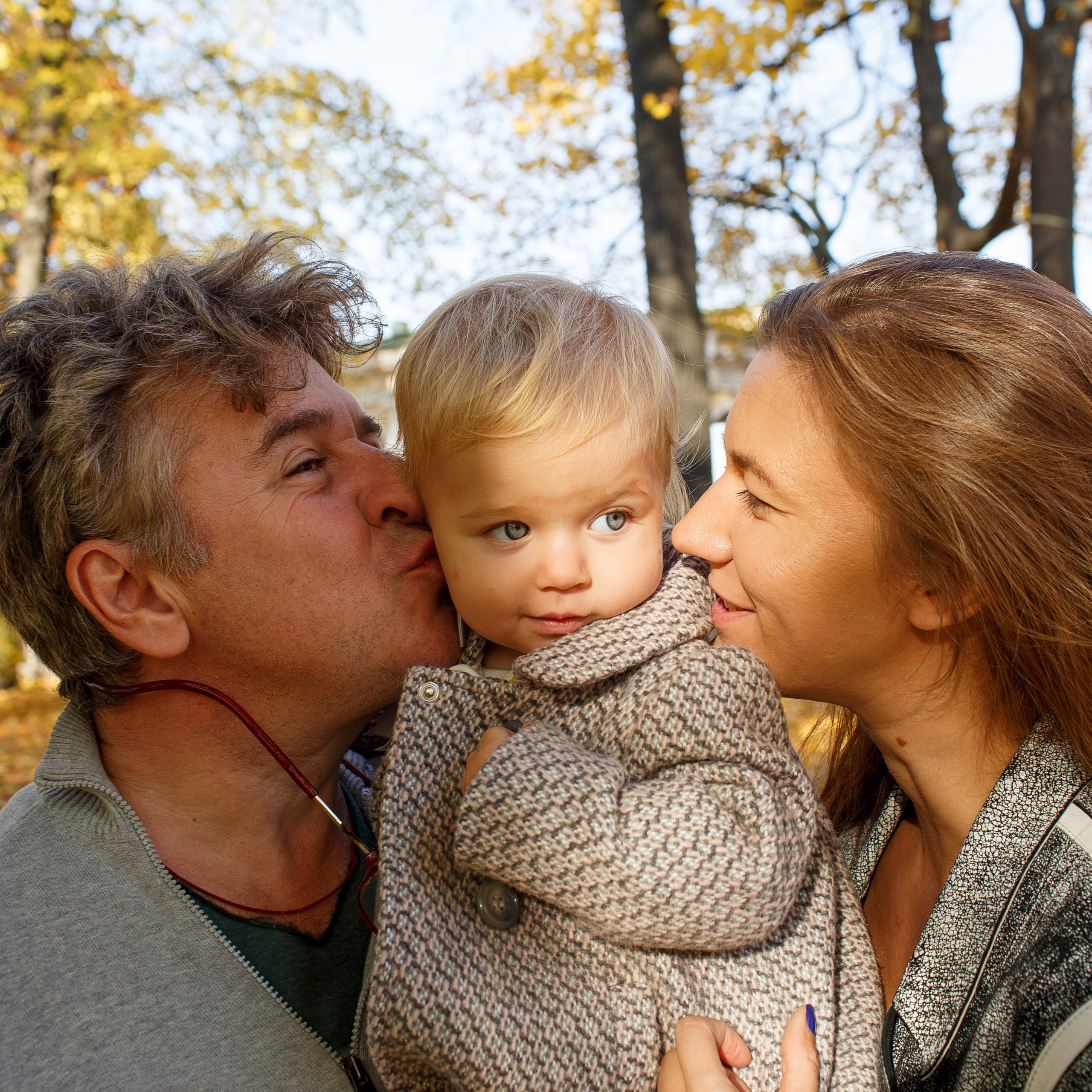 семейный фотосет в осеннем парке фотограф Гранкин Александр Санкт-Петербург 