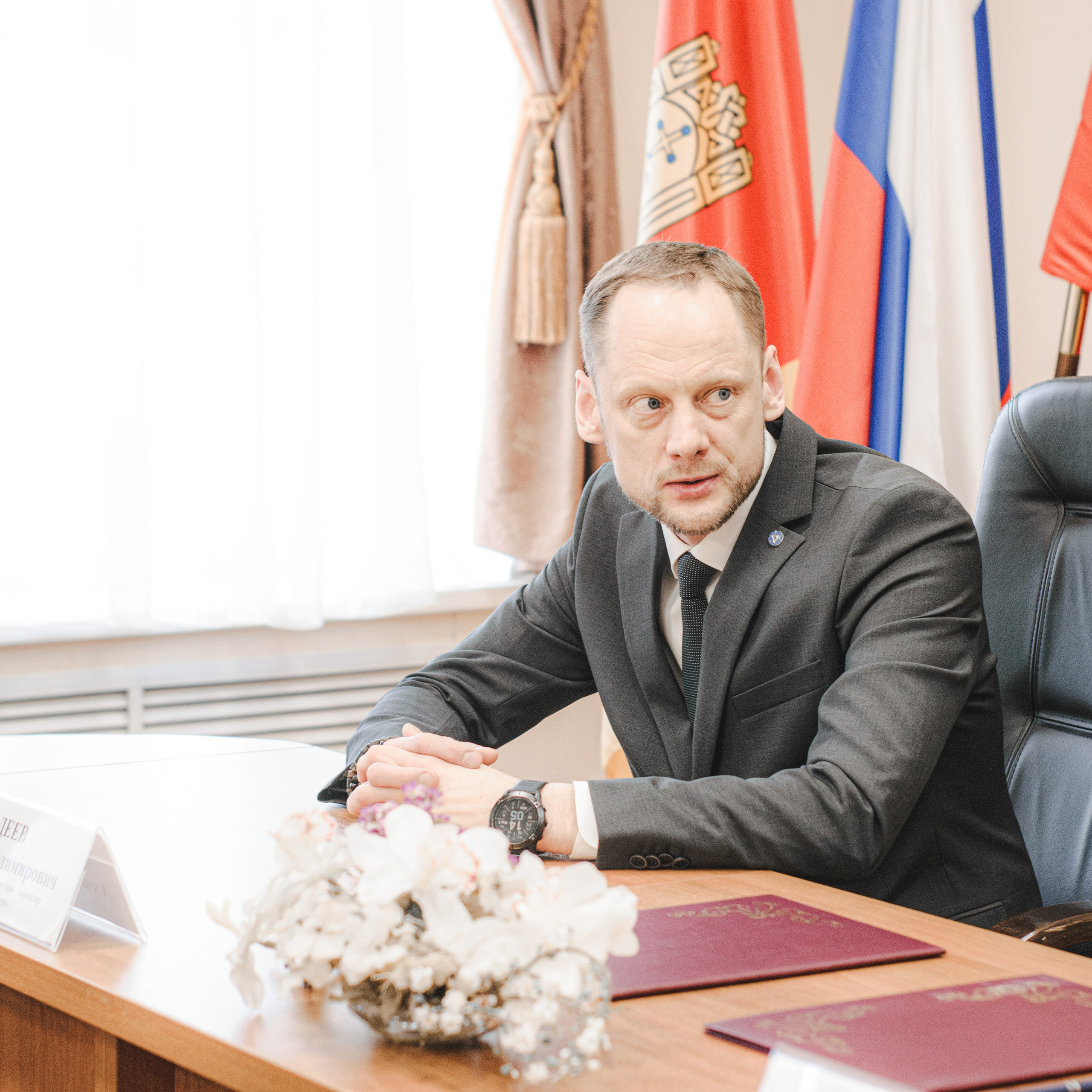 Подписание соглашения о сотрудничестве между ТвГУ и Энергосбытом. Репортажный фотограф Даниил Чеснов | Тверь