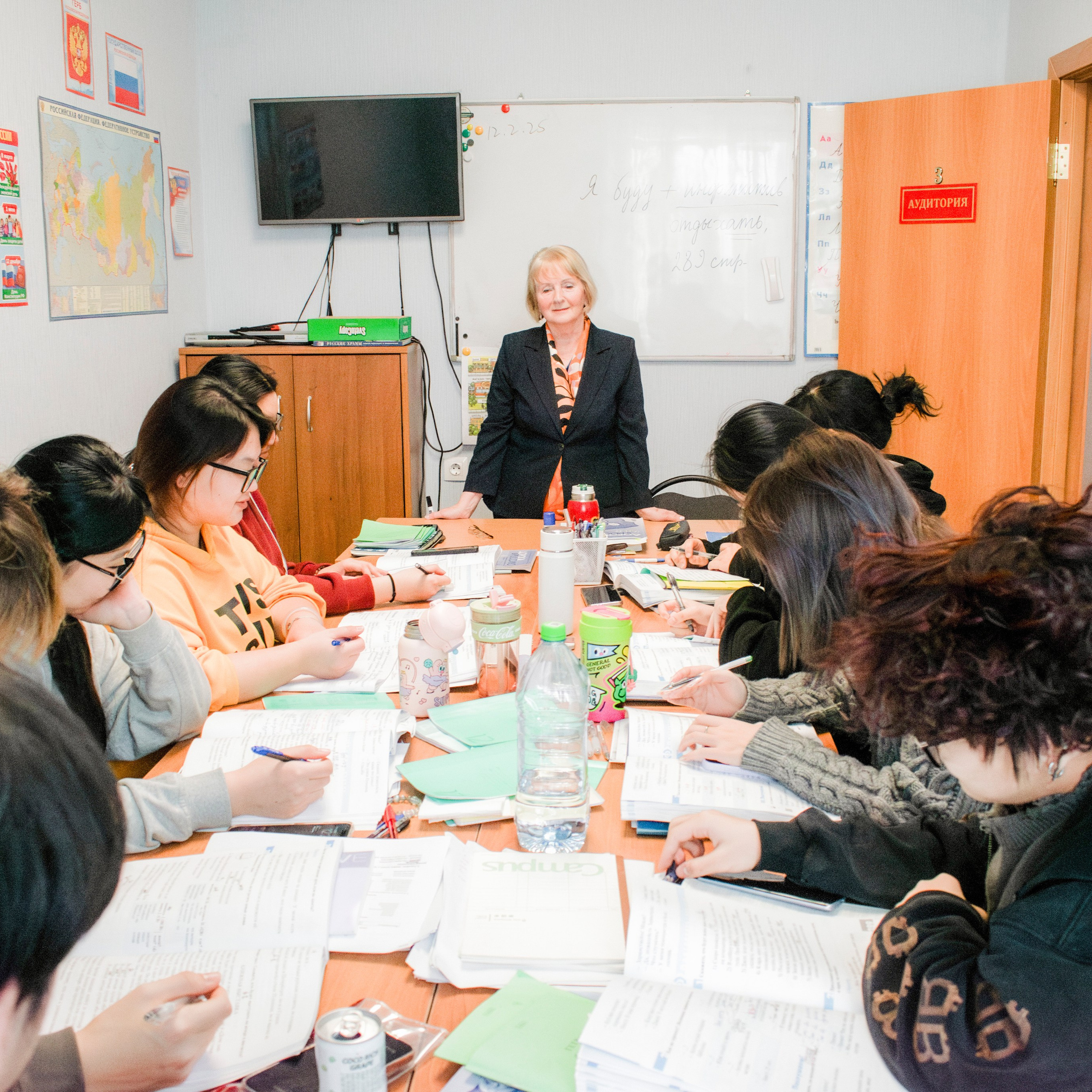 Урок русского языка | «ТвГУ». Репортажный фотограф Даниил Чеснов | Тверь