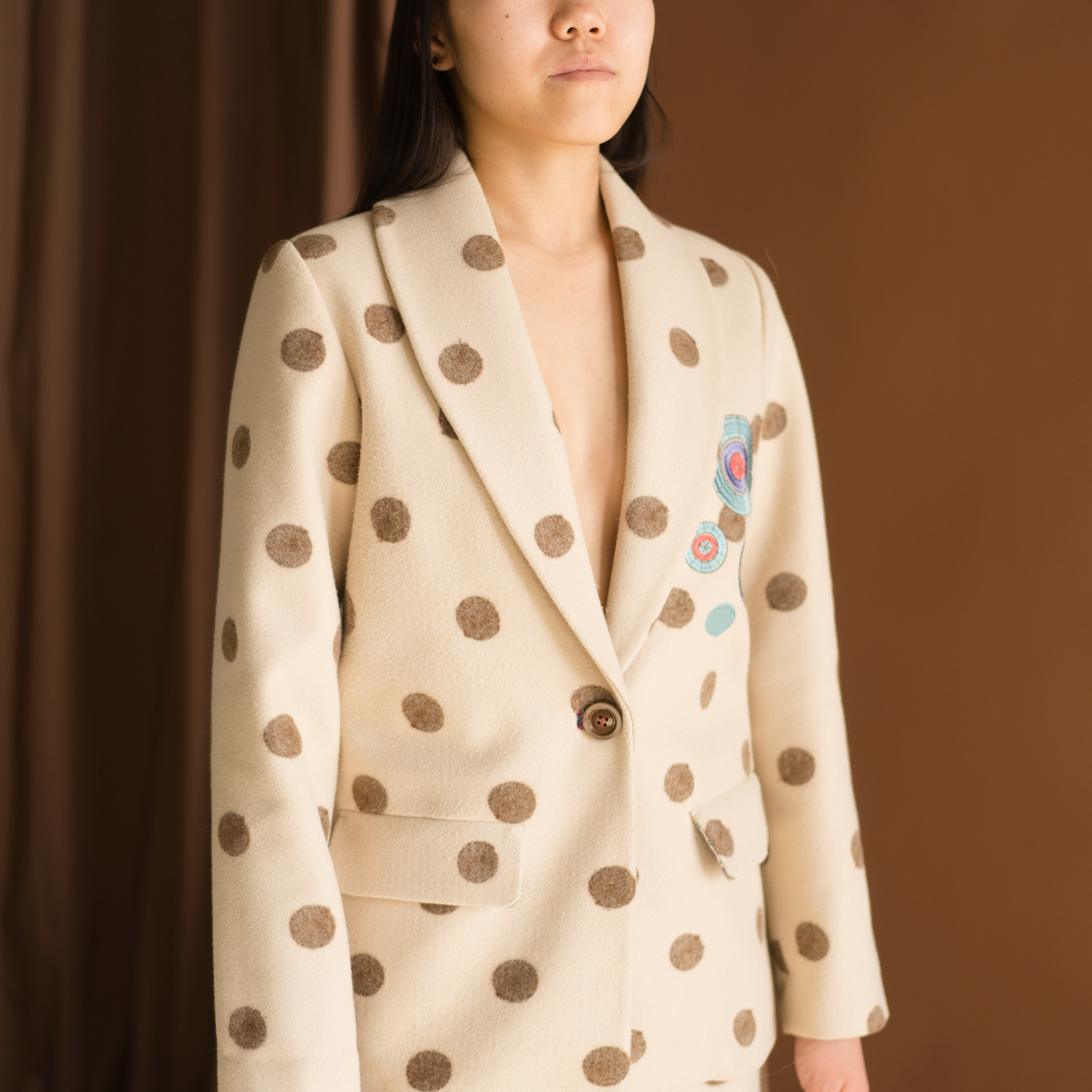 Брючный костюм «Полька». Производство женской одежды в Кемерово