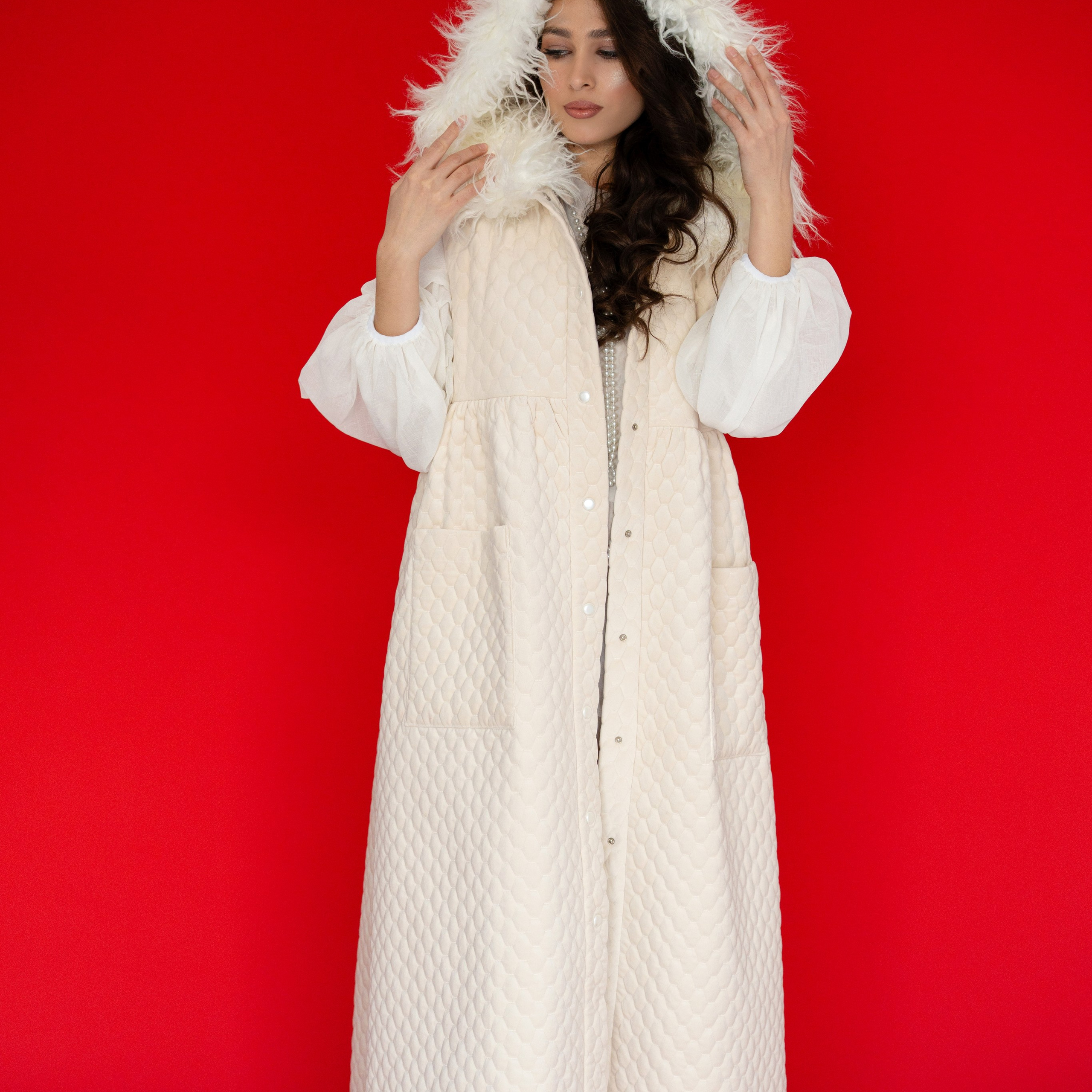 Жилет «Молоко». Производство женской одежды в Кемерово